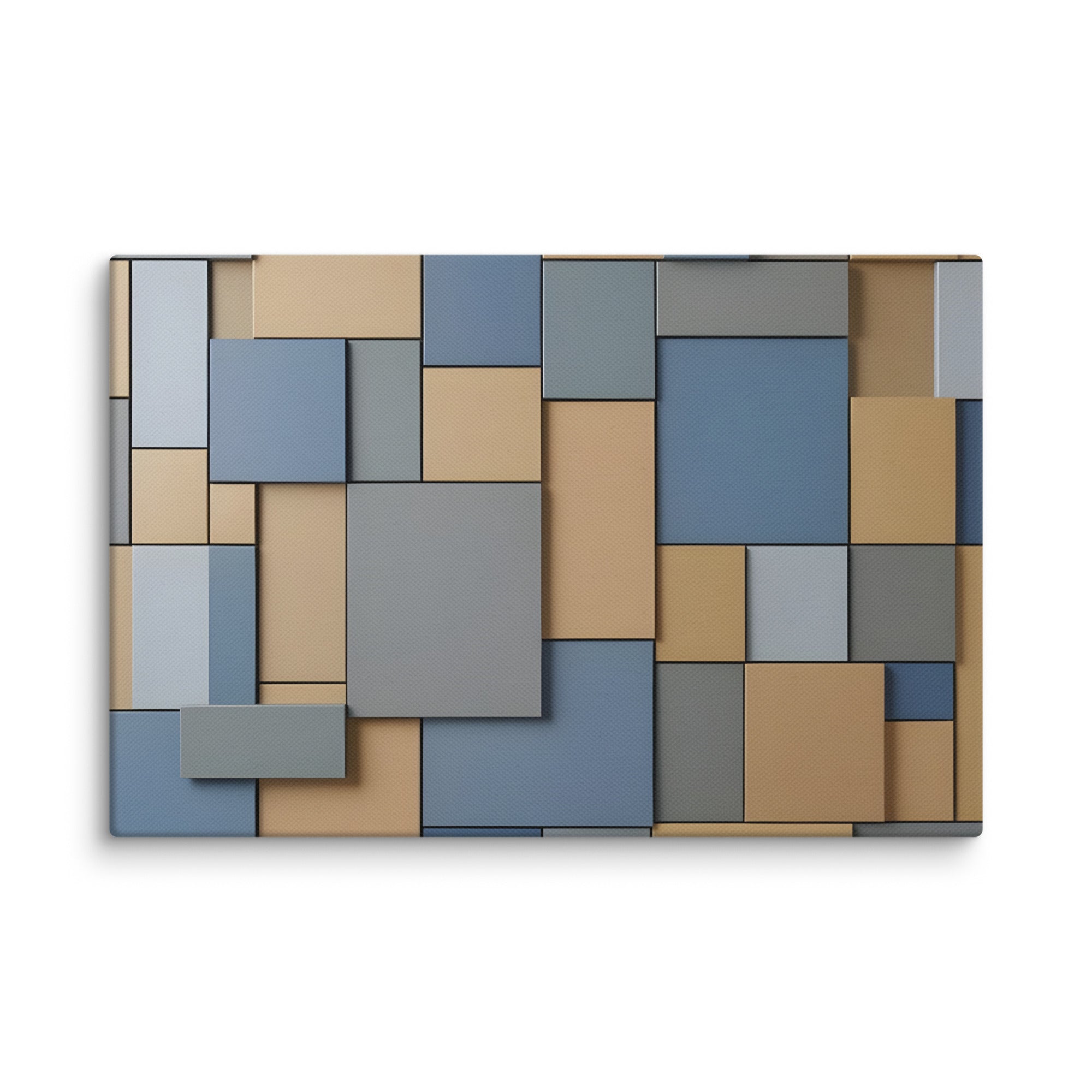 Agate canvas print product mockup in 9 x 12 inch universal size