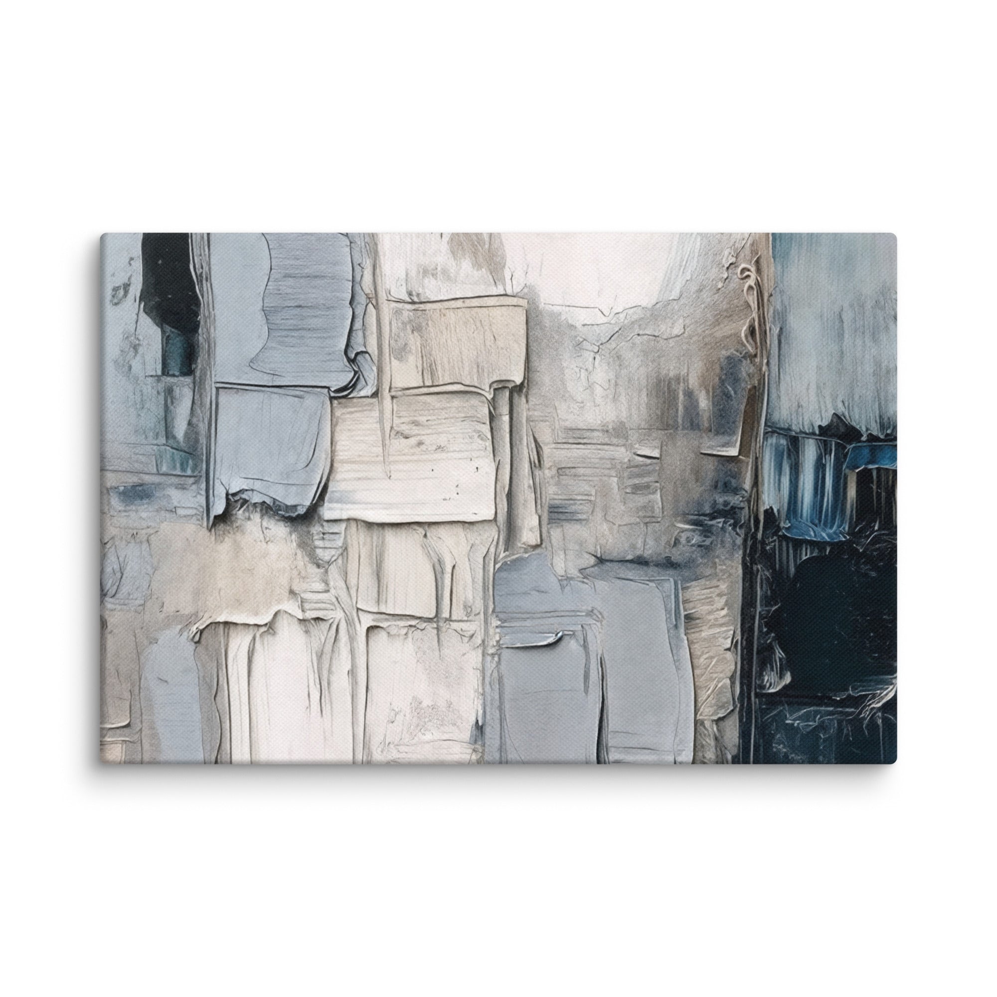 Haze canvas print product mockup in 9 x 12 inch universal size