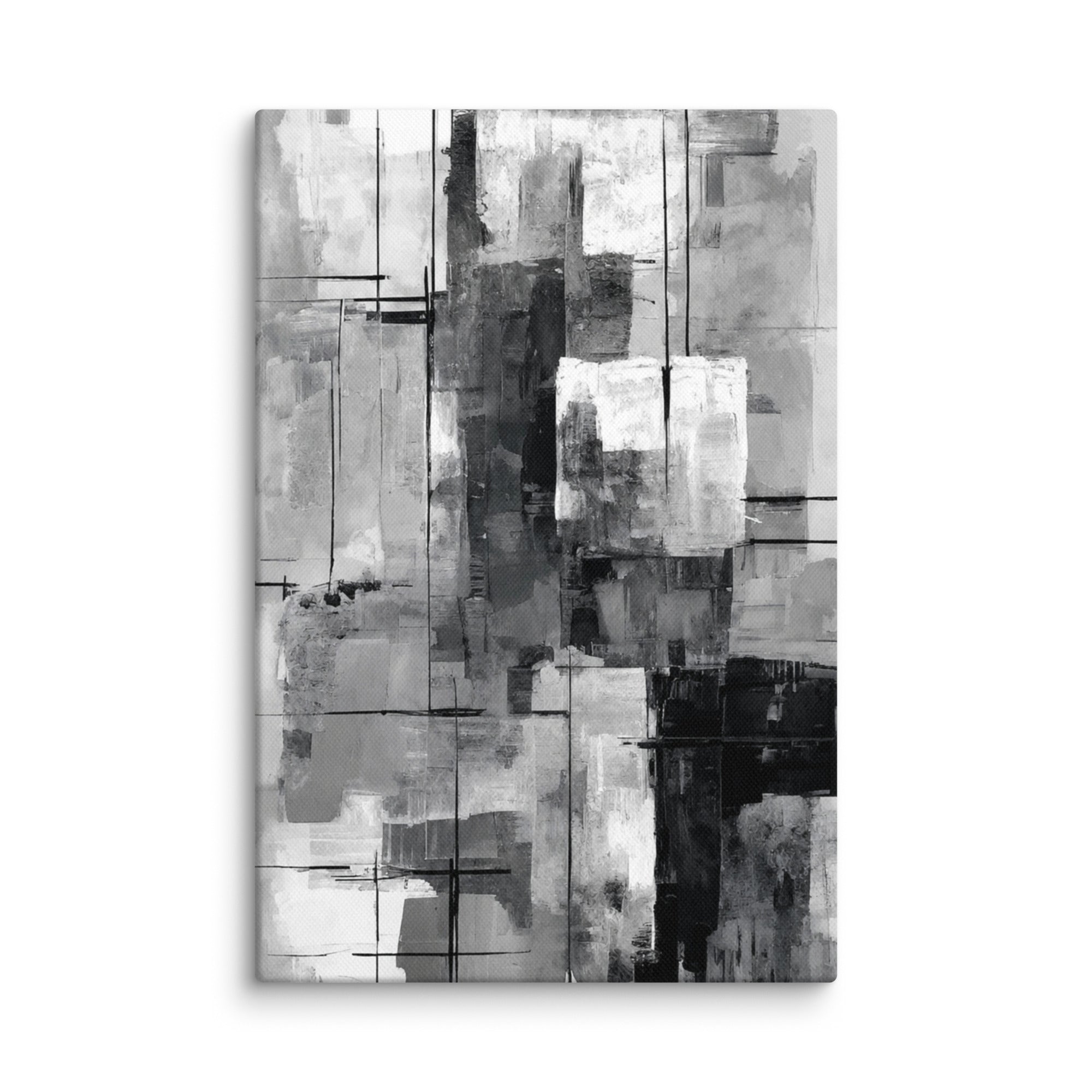 Align canvas print product mockup in 9 x 12 inch universal size