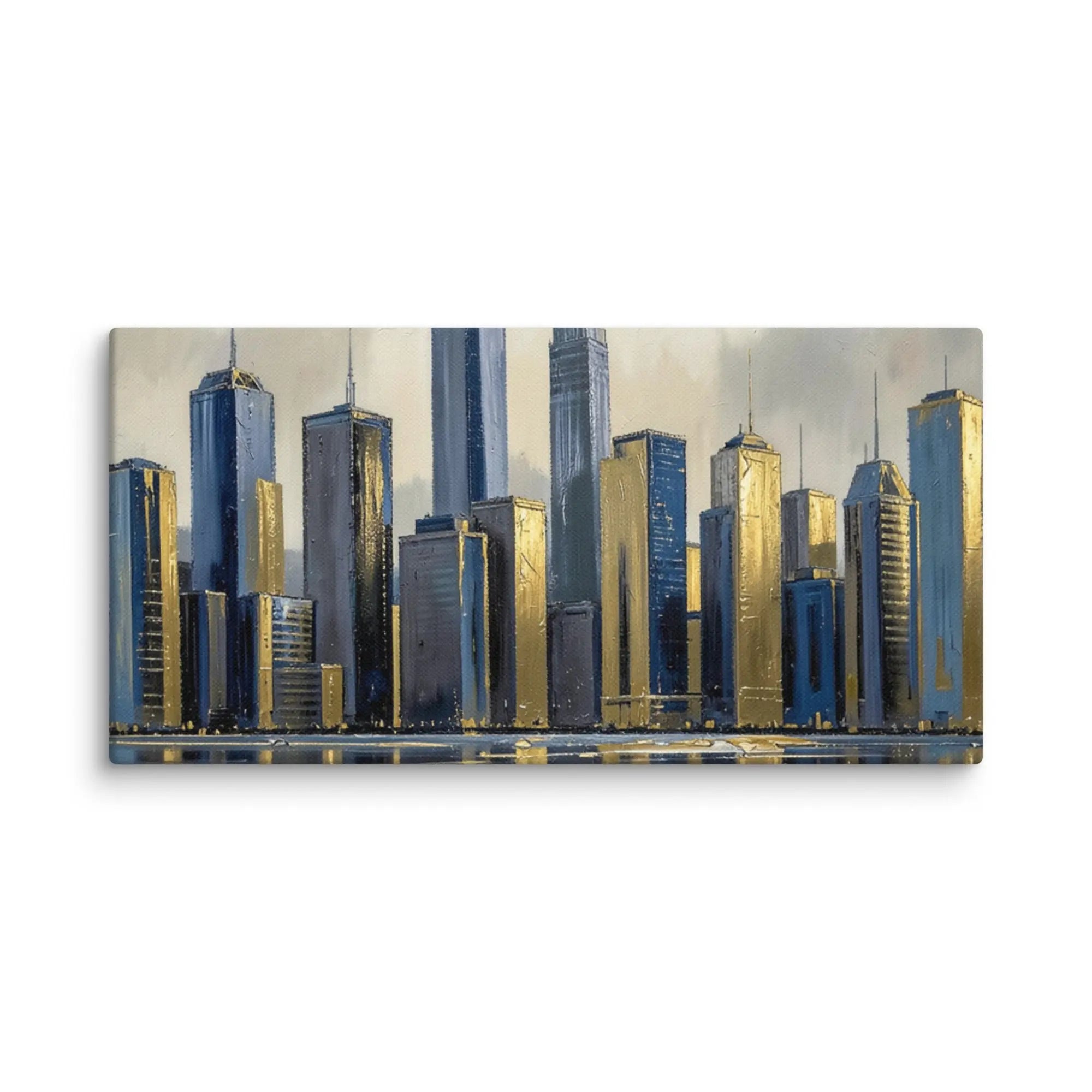 Lumina wall art product image as a canvas skyline in 12 x 24 inch universal size