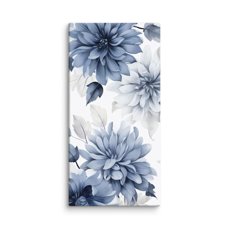 Celeste Azure Canvas Floral Wall Art Mb Canvas premium quality wall art, timeless design many large sizes to chose from. ready to hang
