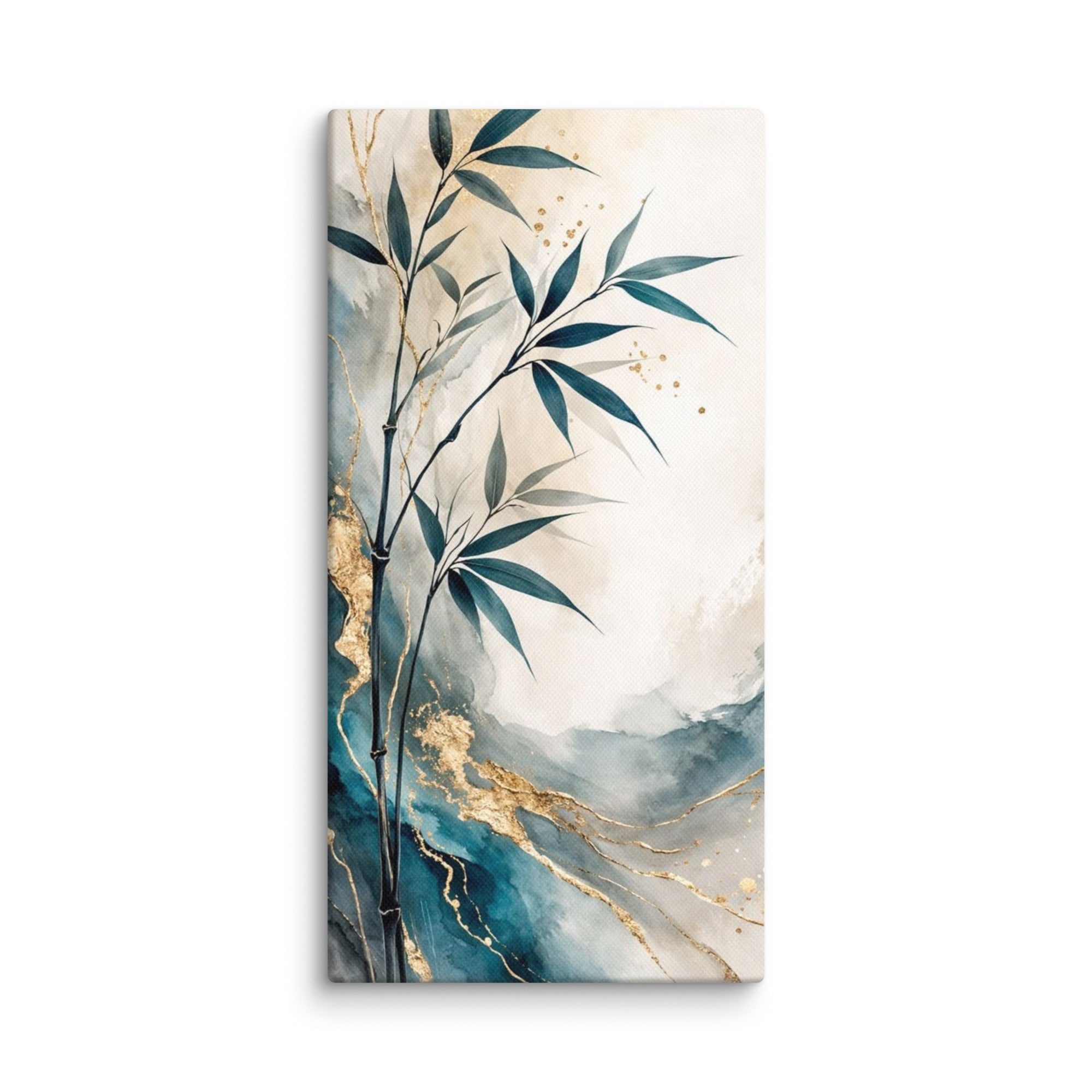 Eclat Azure Floral Wall Art Mb Canvas premium quality wall art, timeless design many large sizes to chose from. ready to hang
