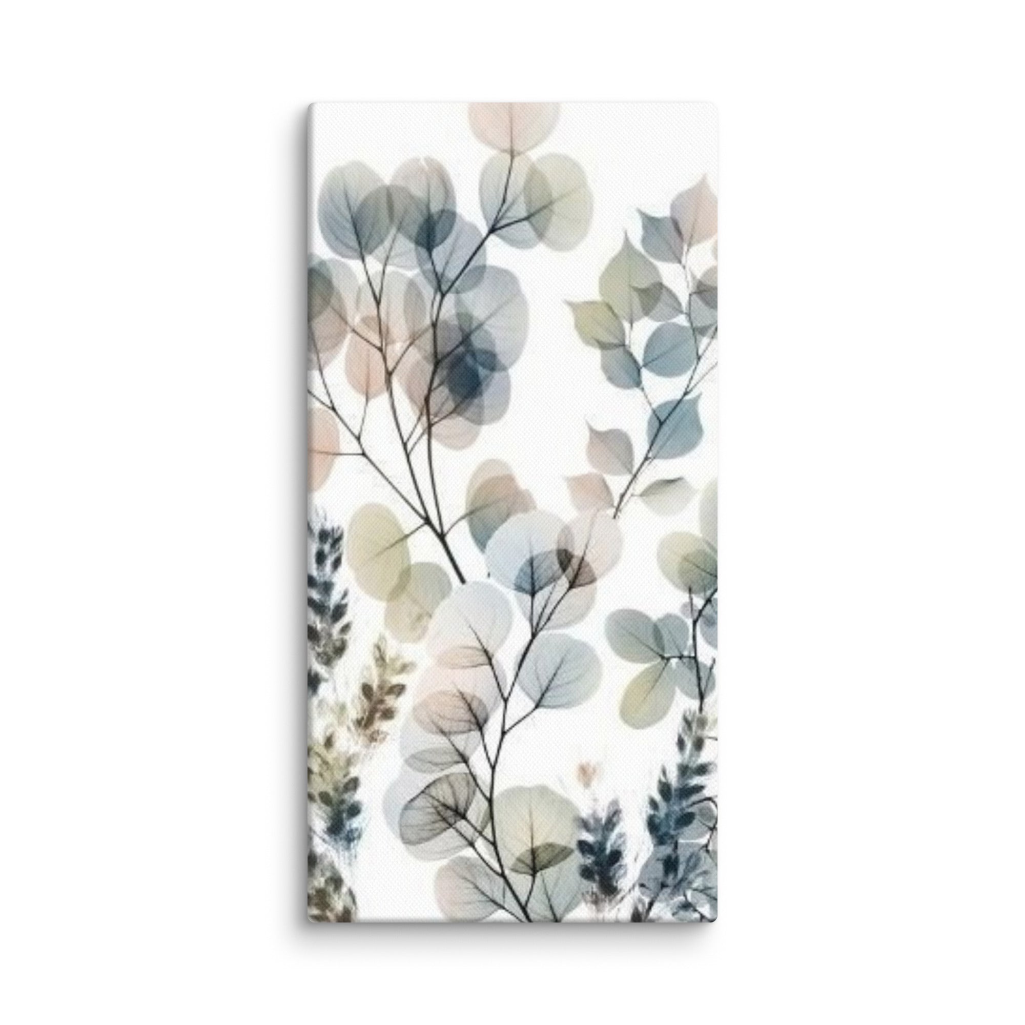 Fleur Azure Floral Wall Art Mb Canvas premium quality wall art, timeless design many large sizes to chose from. ready to hang
