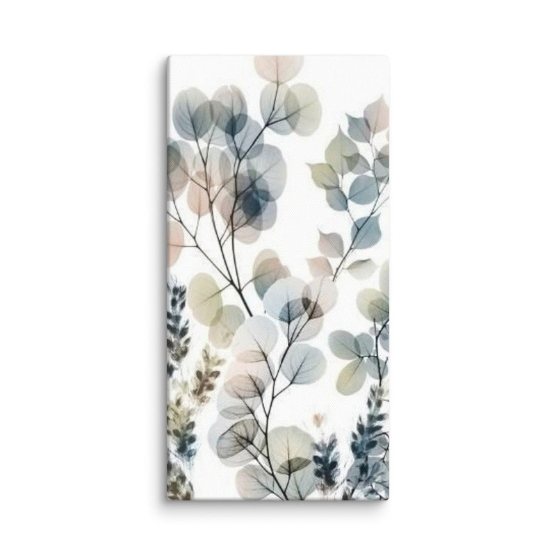 Fleur Azure Floral Wall Art Mb Canvas premium quality wall art, timeless design many large sizes to chose from. ready to hang
