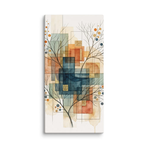 Always canvas urban shown in wall display view in 12 x 24 inch universal size