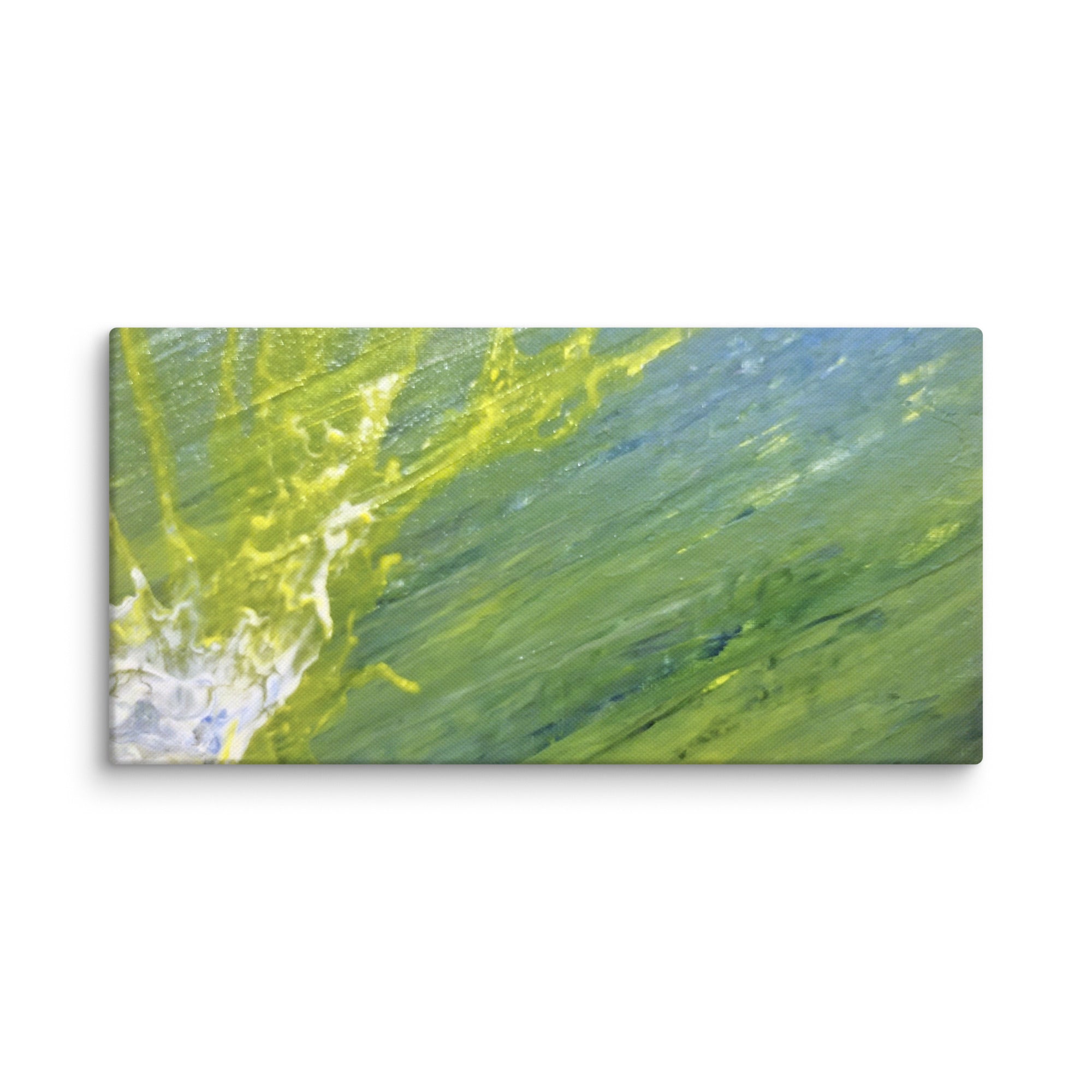 Charged Waters wall art product image as a canvas print in 12 x 18 inch universal size