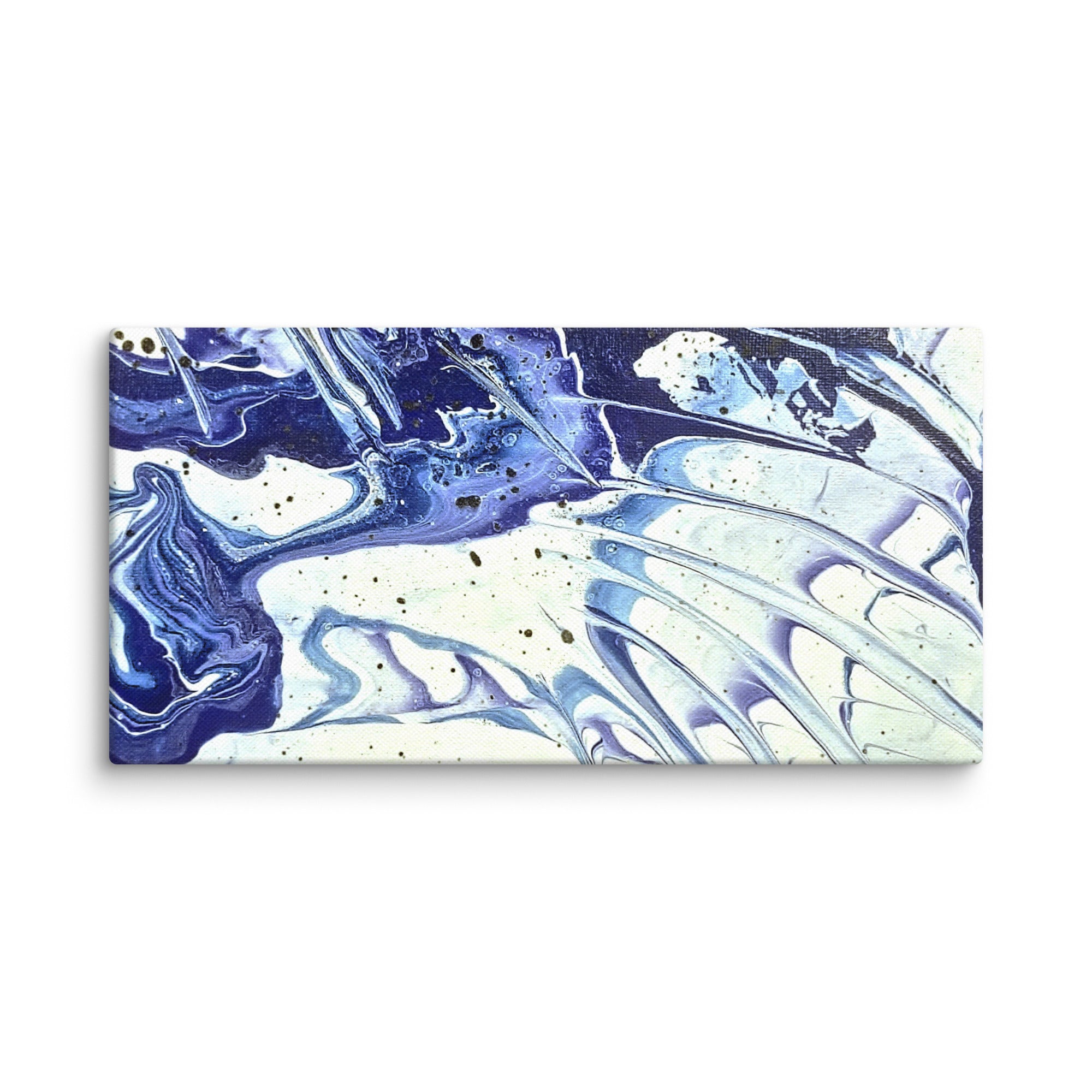 Cobalt canvas print wall display image in 12 x 16 inch universal size