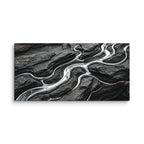 Basalt wall art product image as a canvas print in 11 x 14 inch universal size