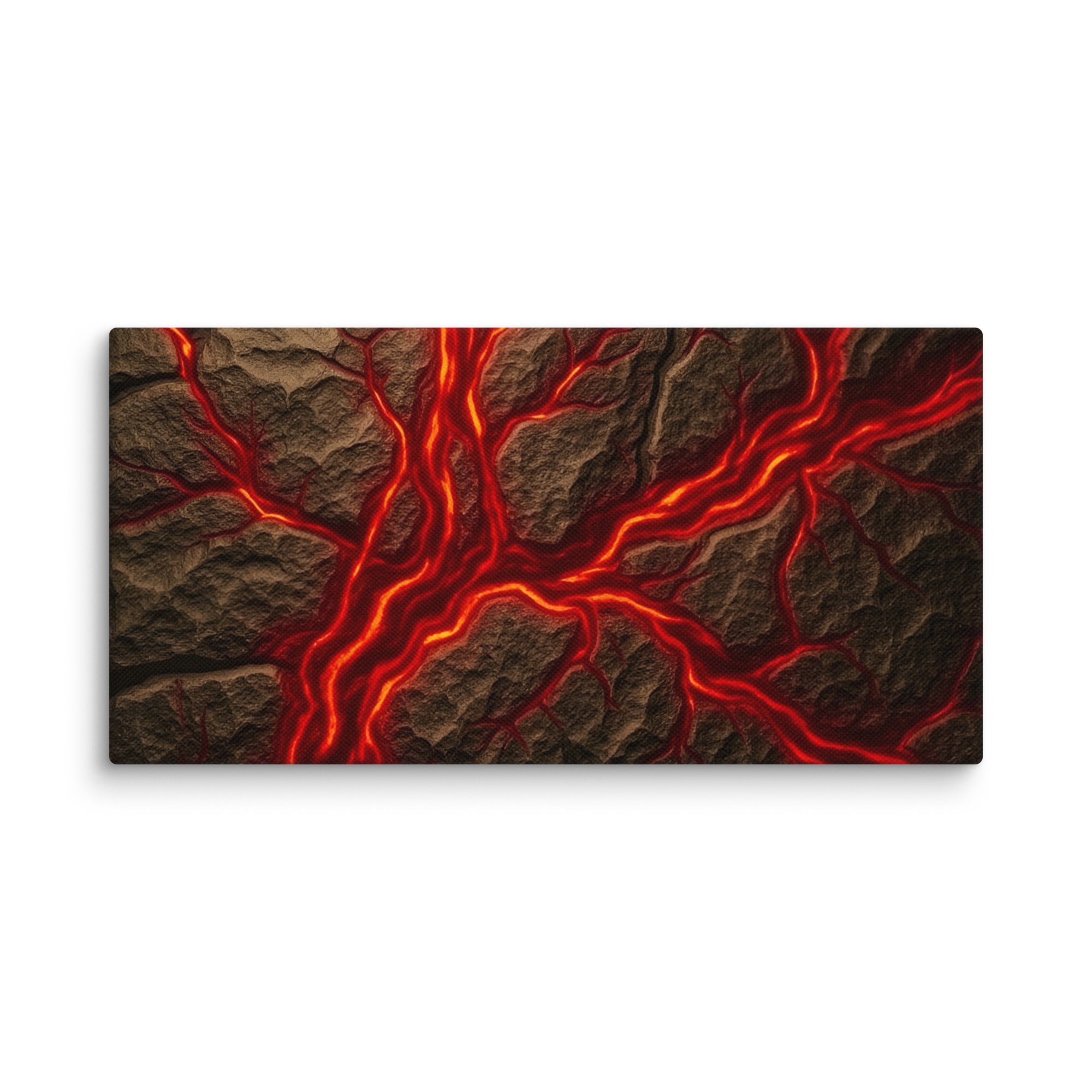 Magma canvas print product mockup in 12 x 18 inch universal size