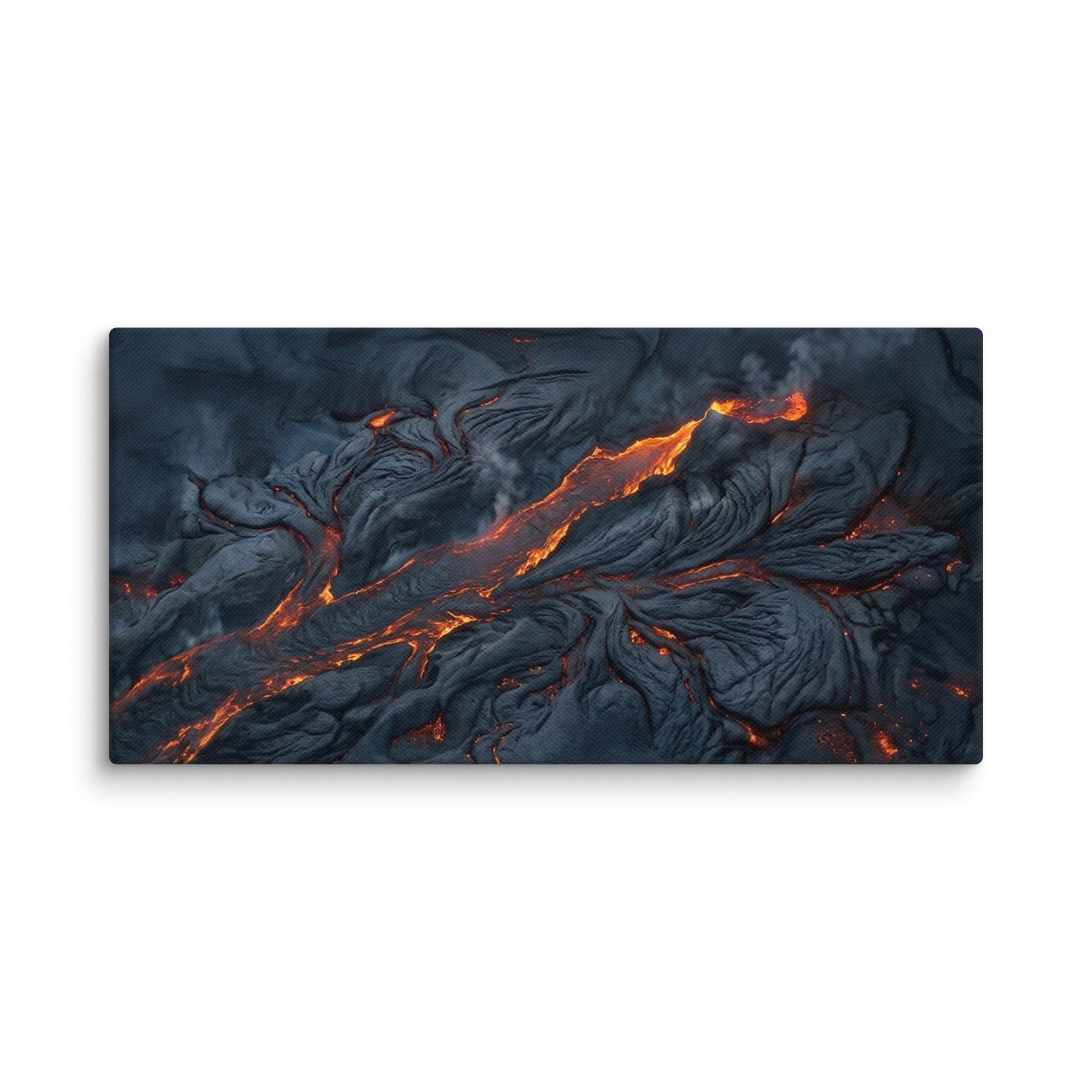 Molten canvas print wall display image in 18 x 18 inch universal size