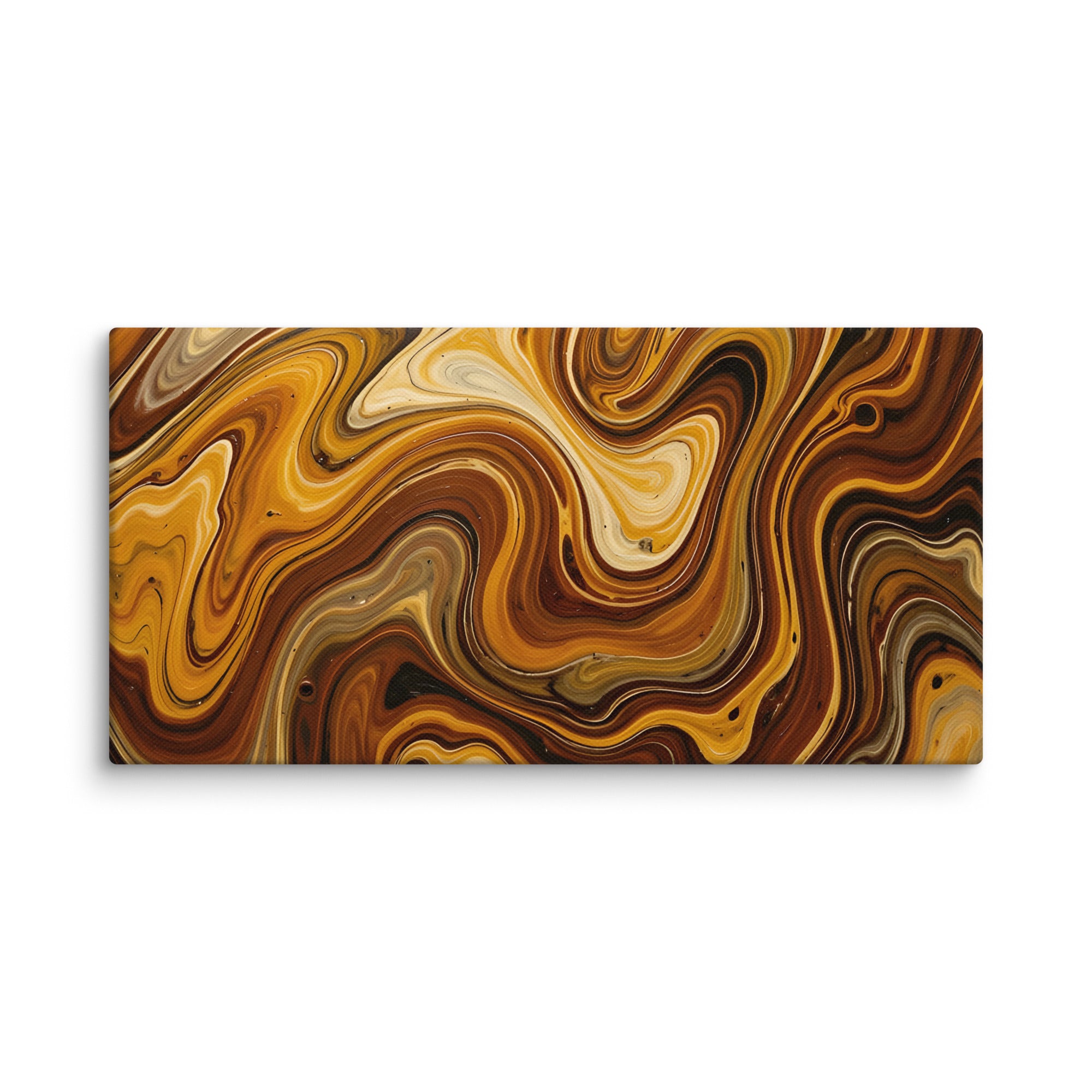 Molten Earth canvas print product view in 10 x 10 inch universal size