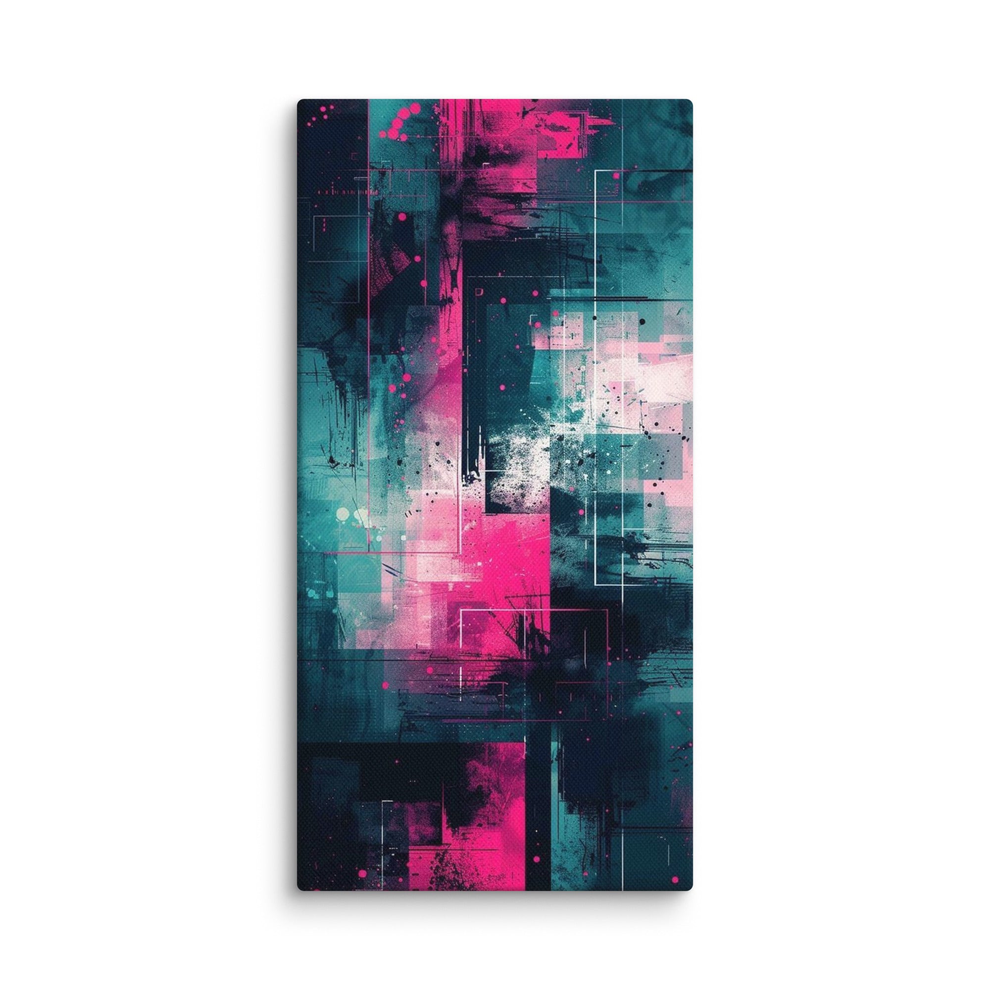 Neona canvas print product view in 10 x 10 inch universal size