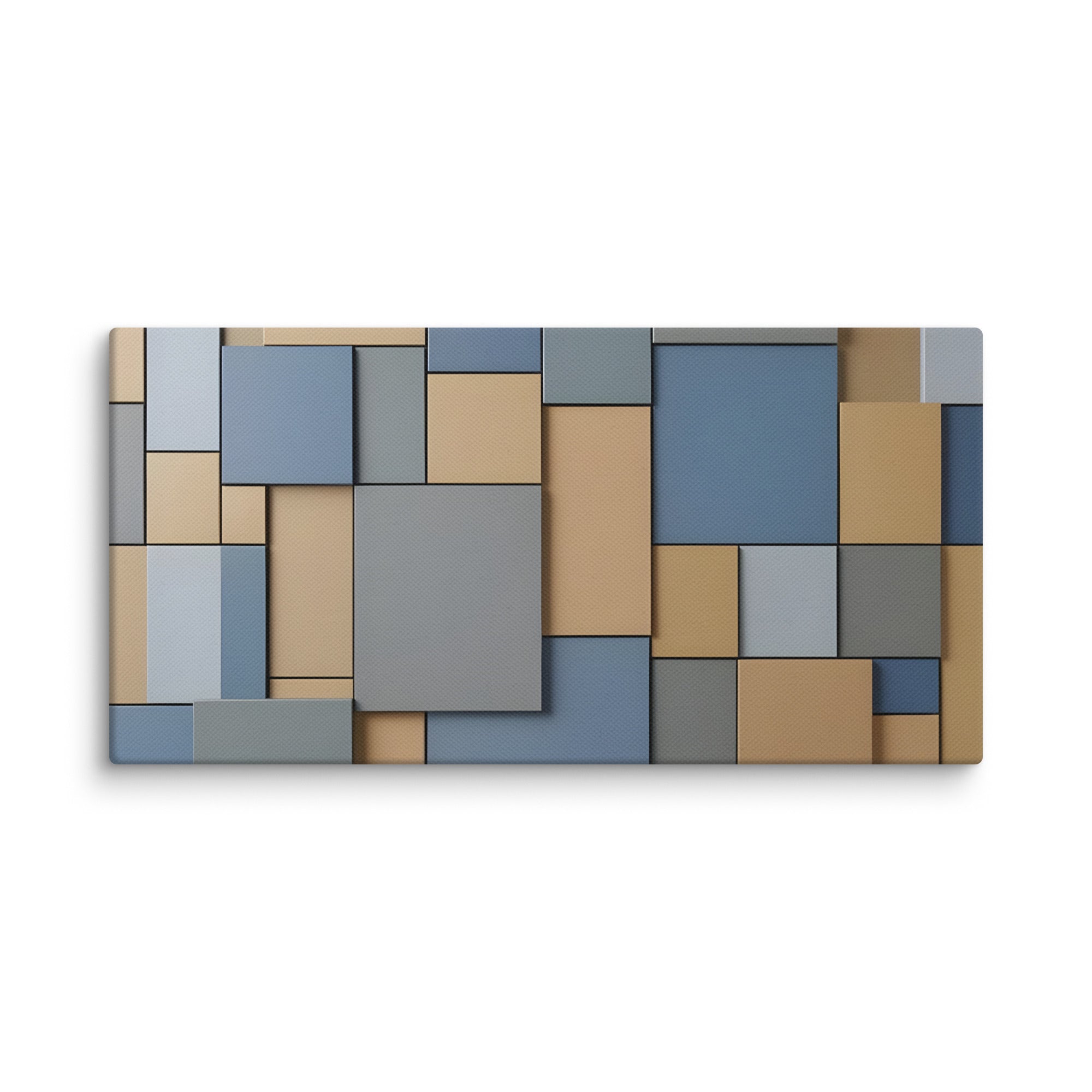 Agate canvas print product view in 10 x 10 inch universal size