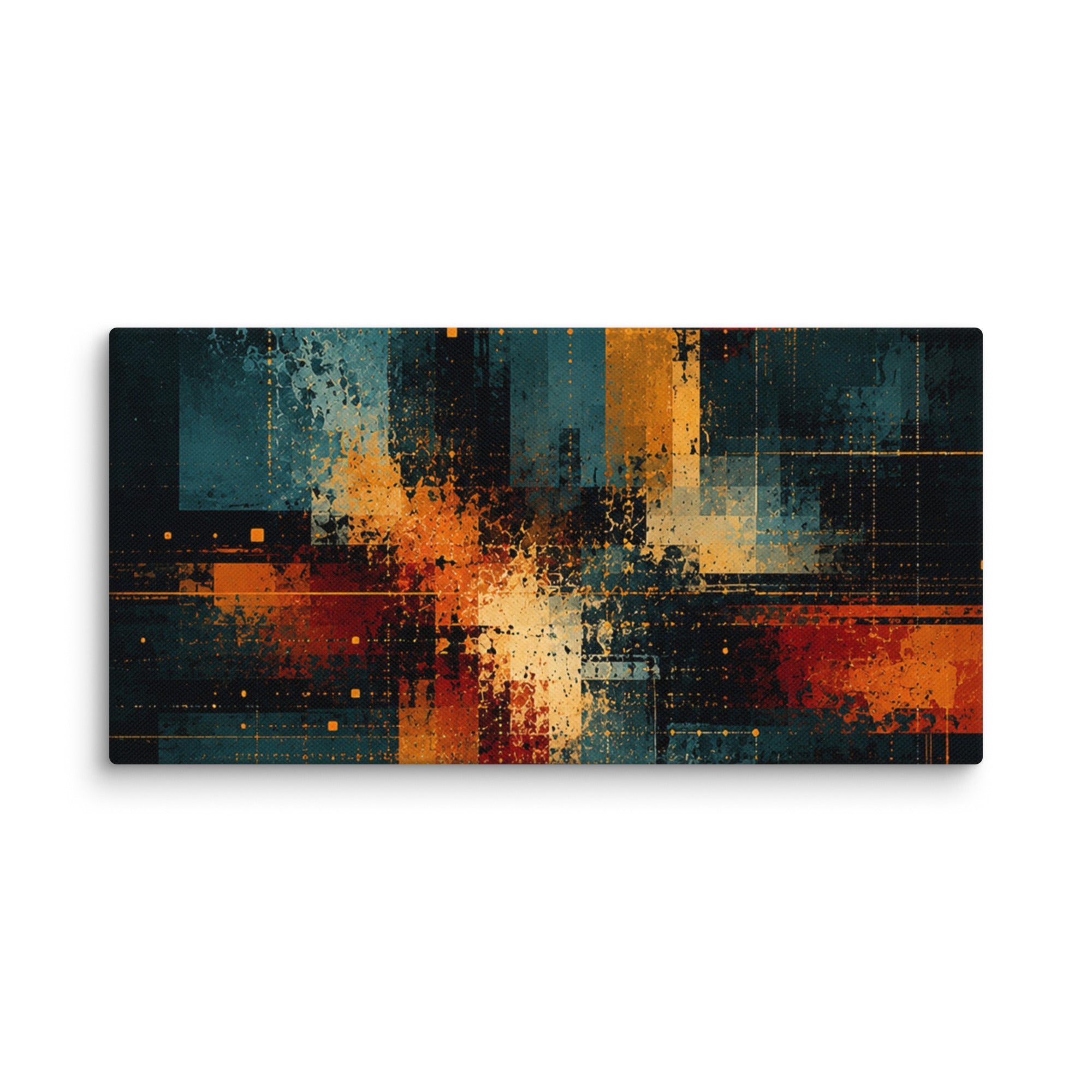 Axion canvas print product mockup in 9 x 12 inch universal size