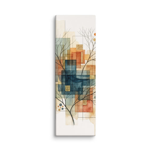 Always wall art product image as a canvas urban in 12 x 36 inch large size