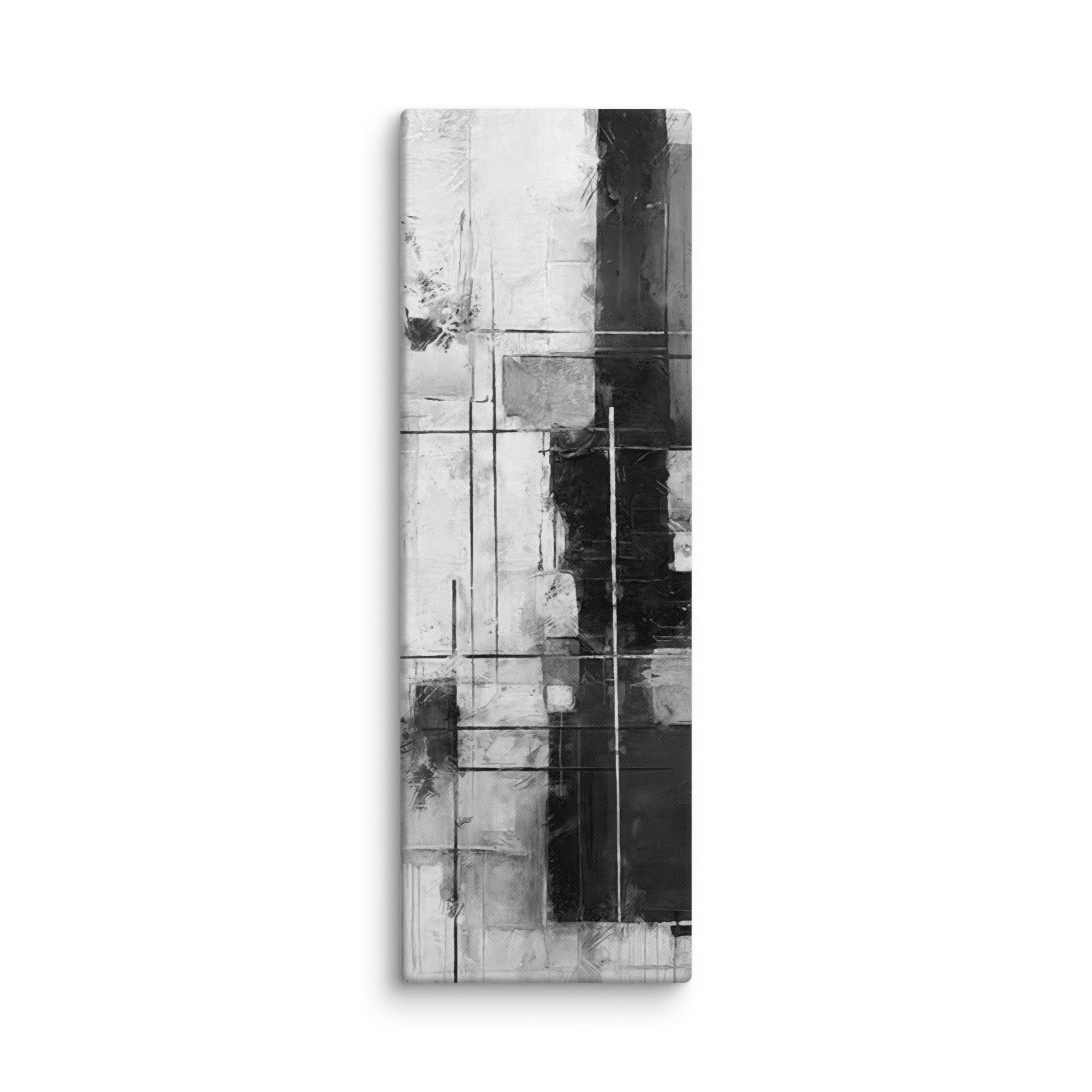 Beware canvas urban wall display image in 12 x 36 inch large size