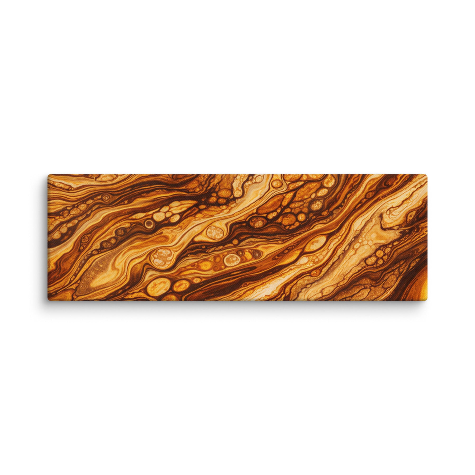 Molten Cells canvas print product mockup in 12 x 18 inch universal size