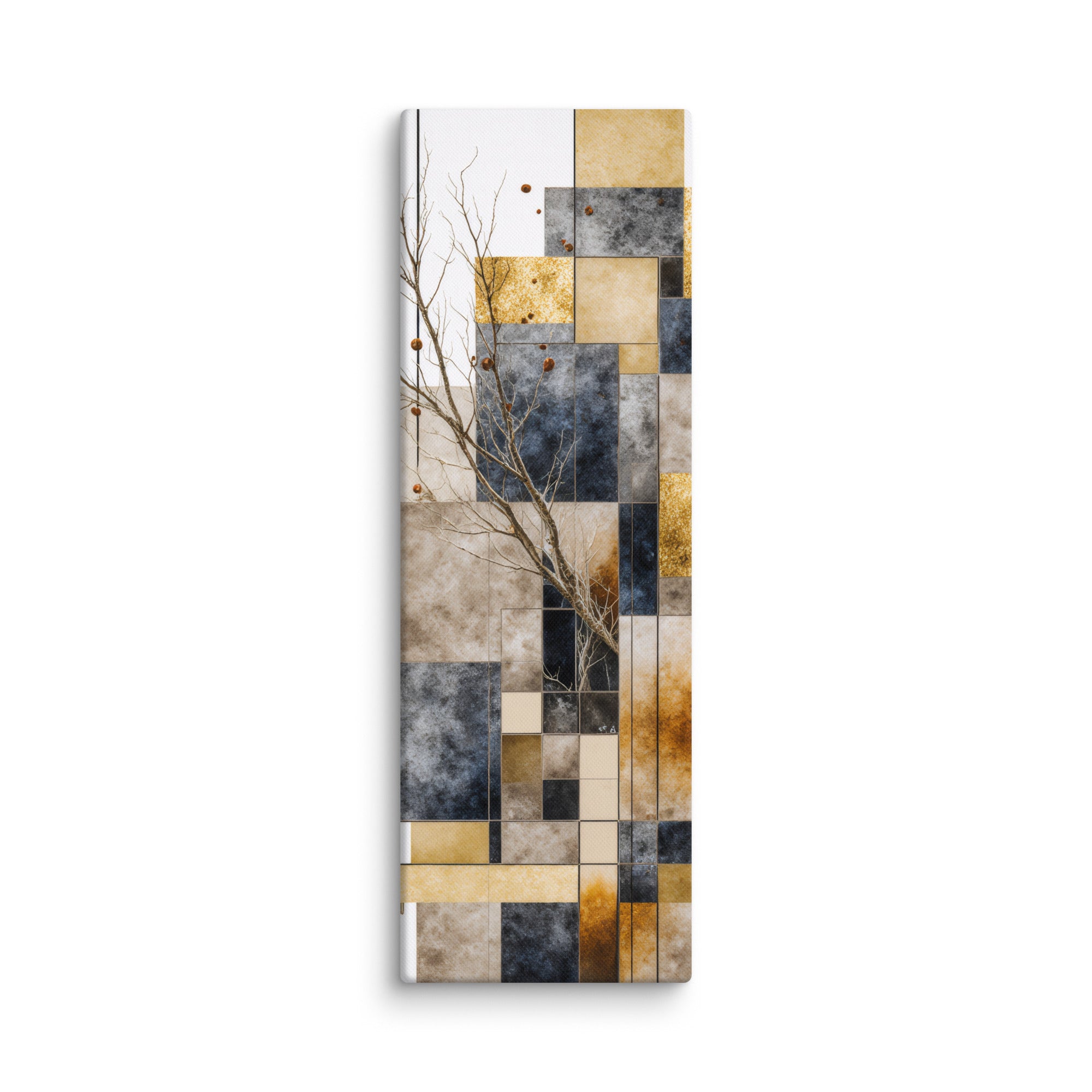 Scorie canvas print, wall display view in 20 x 40 inch statement piece