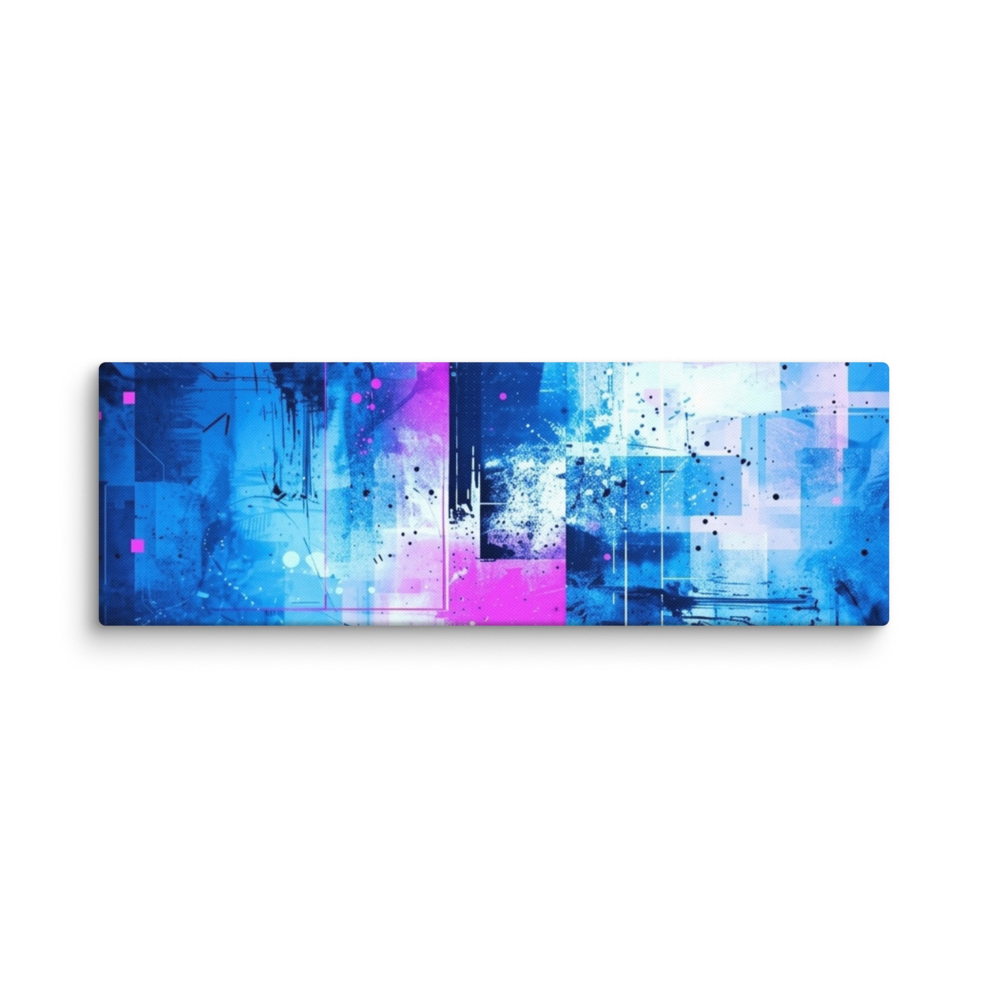 Canvas 'Neon wall art image for product listing in 10 x 20 inch universal size