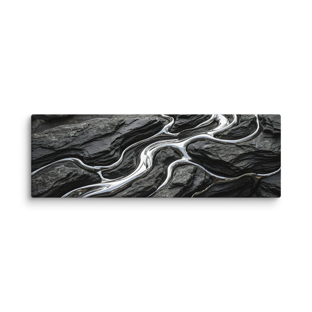 Basalt canvas print front-facing product image in 12 x 12 inch universal size