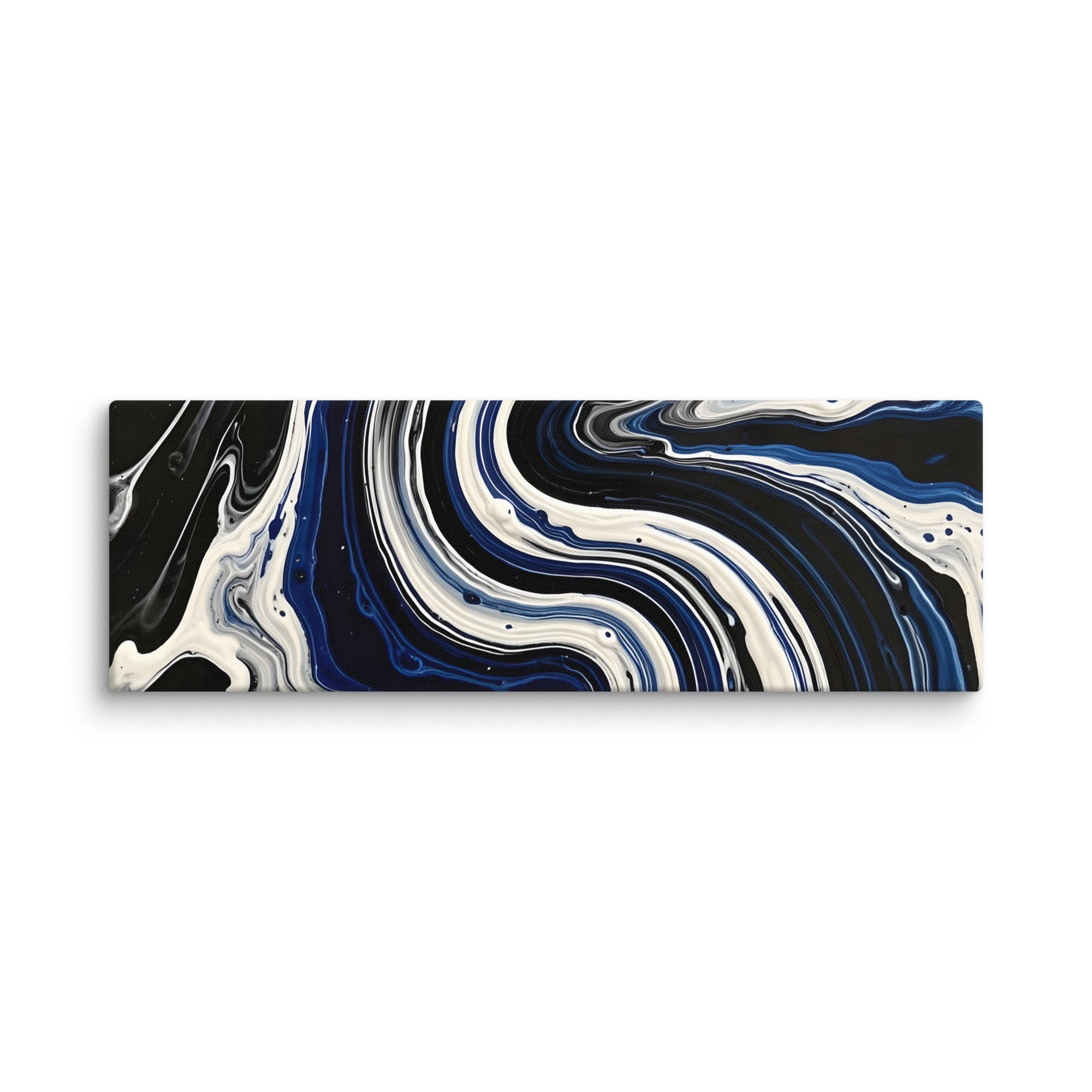 Midnight Surge canvas print product view in 10 x 10 inch universal size