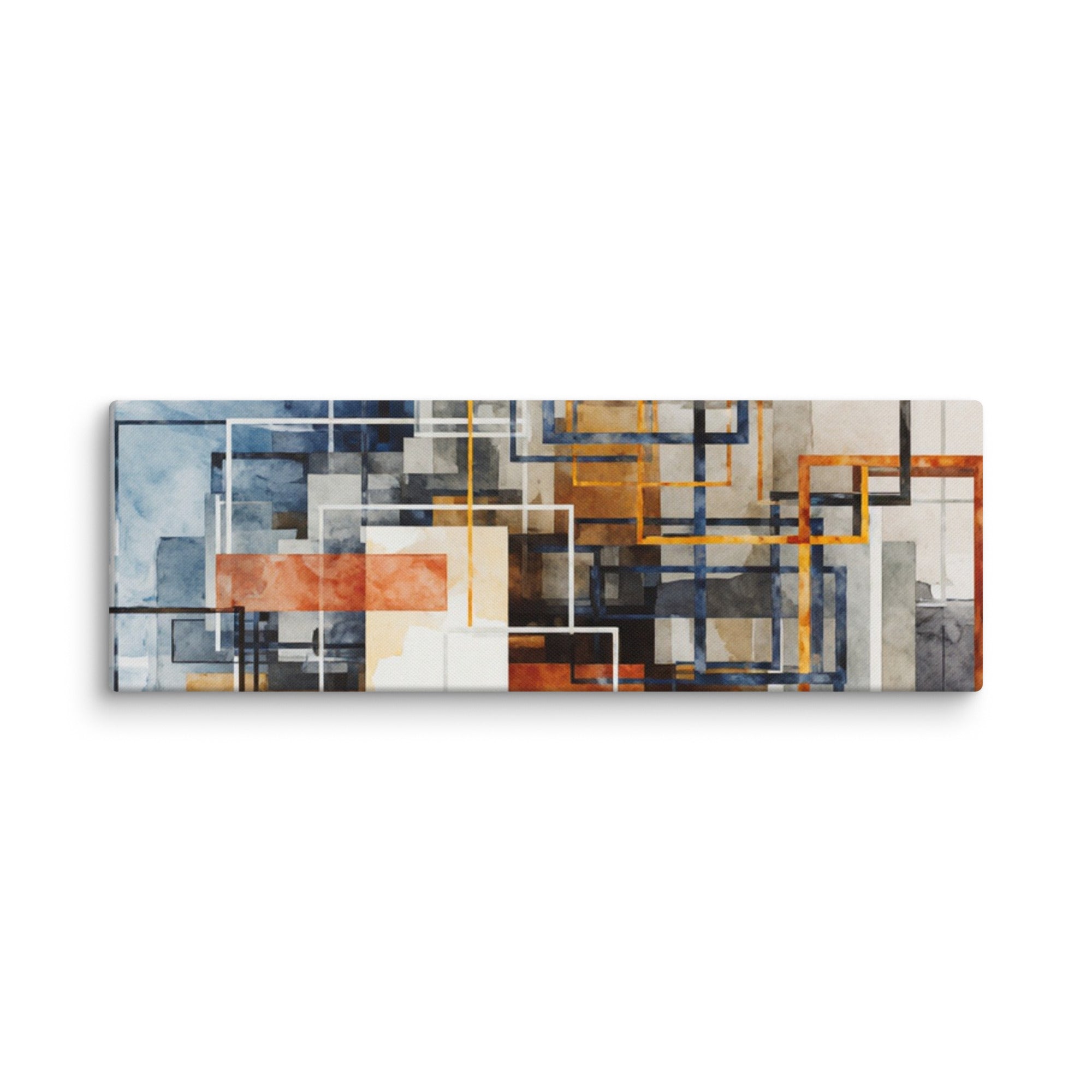 Stratum canvas print front-facing product image in 12 x 36 inch large size