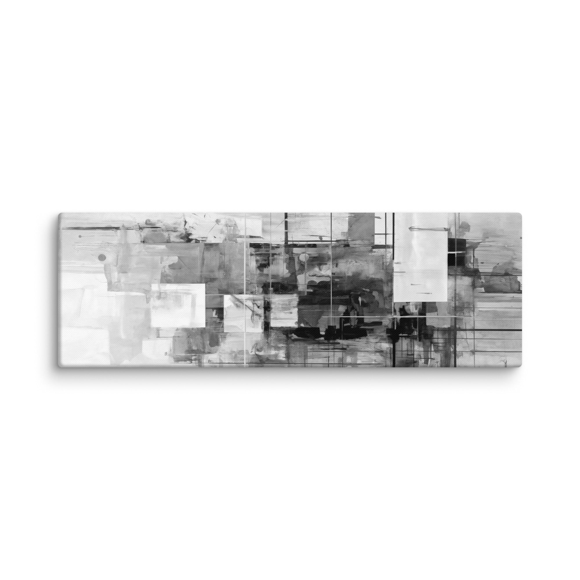 Betrayal canvas uw shown in wall display view in 12 x 36 inch large size