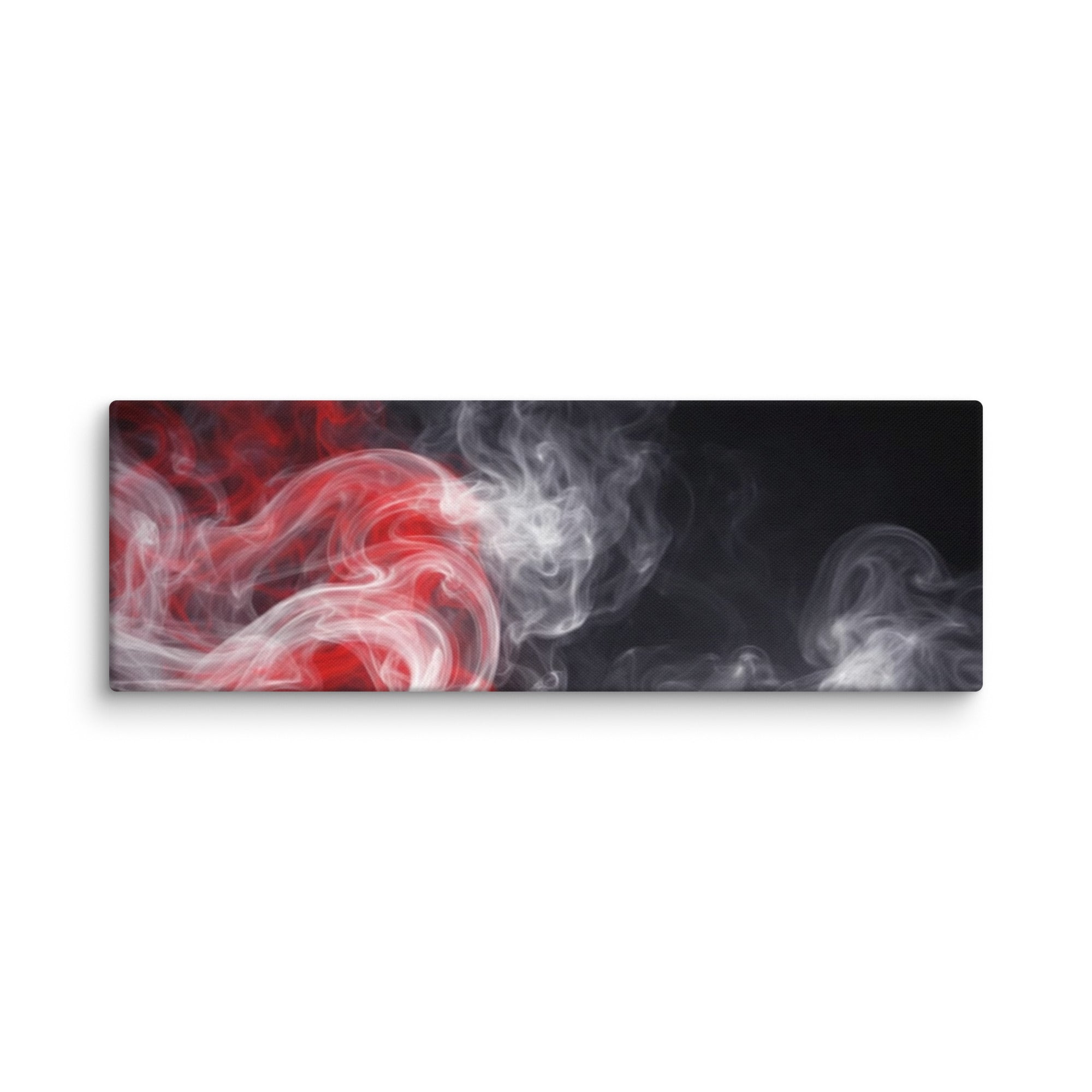 Charge canvas uw shown in wall display view in 12 x 36 inch large size