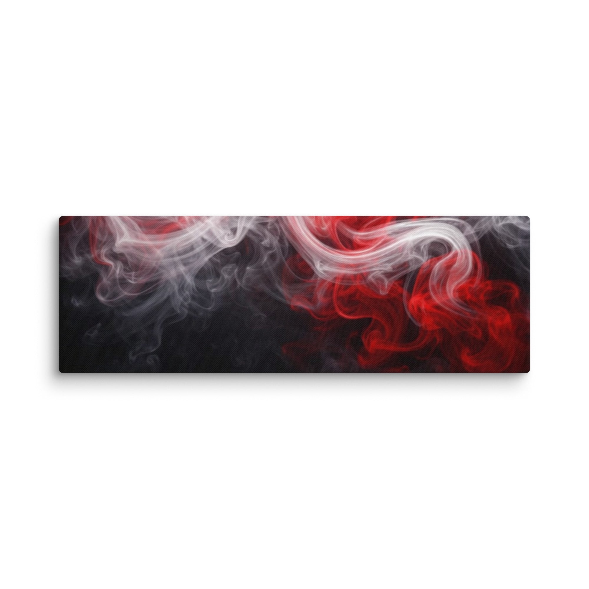 Charges canvas uw shown in wall display view in 12 x 36 inch large size