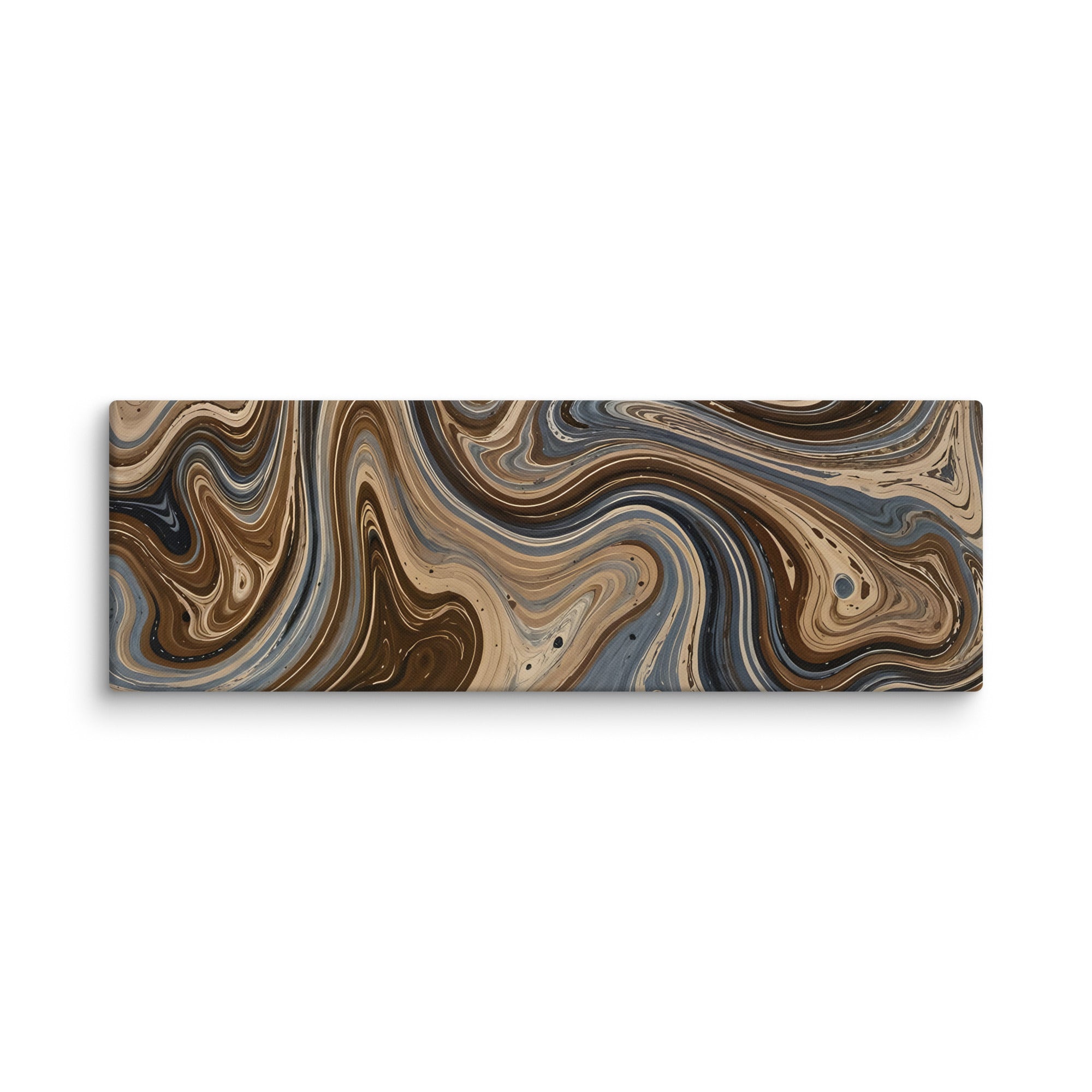 Espress canvas uw shown in wall display view in 12 x 36 inch large size