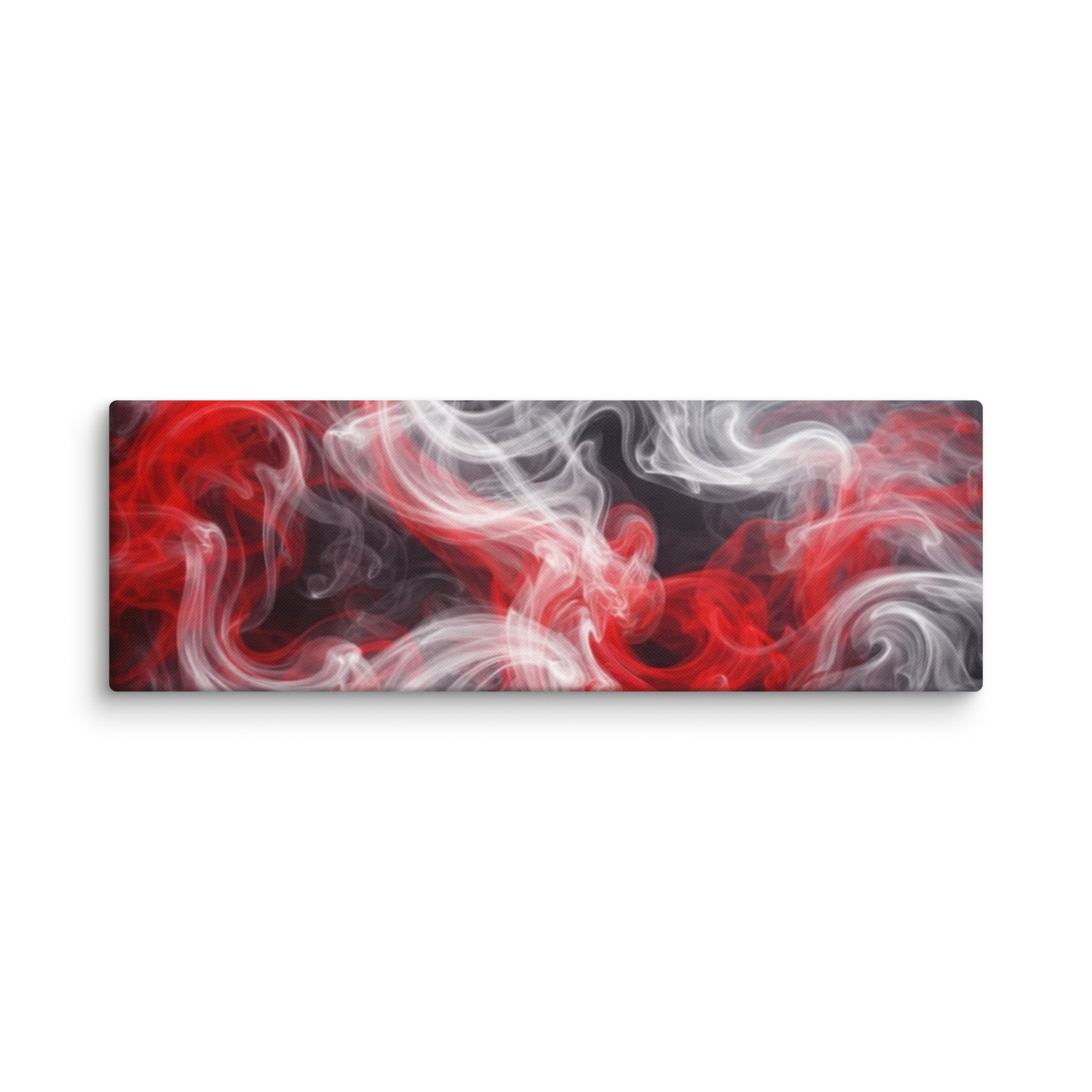 Recharge canvas uw shown in wall display view in 12 x 36 inch large size