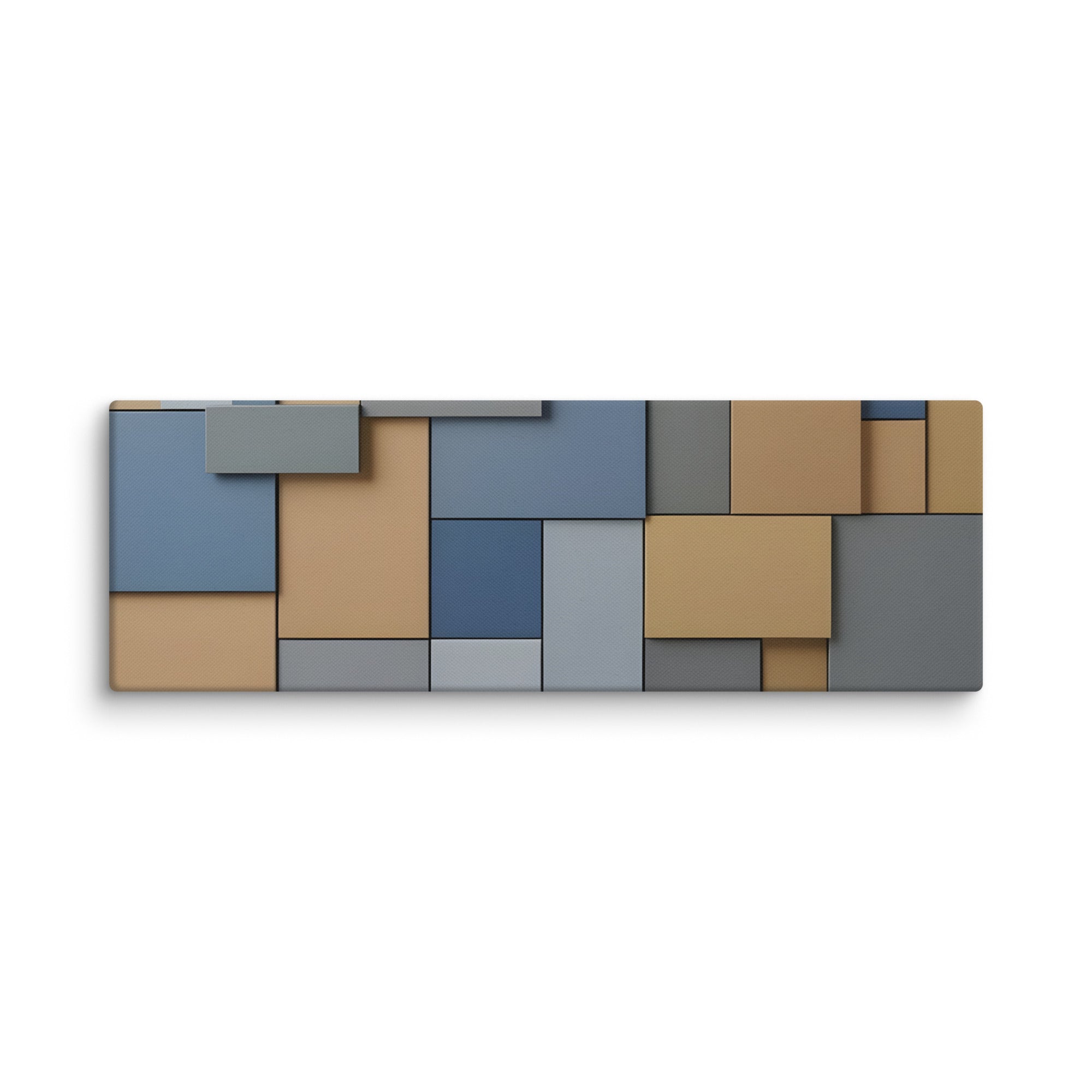 AgateX canvas uw shown in wall display view in 12 x 36 inch large size
