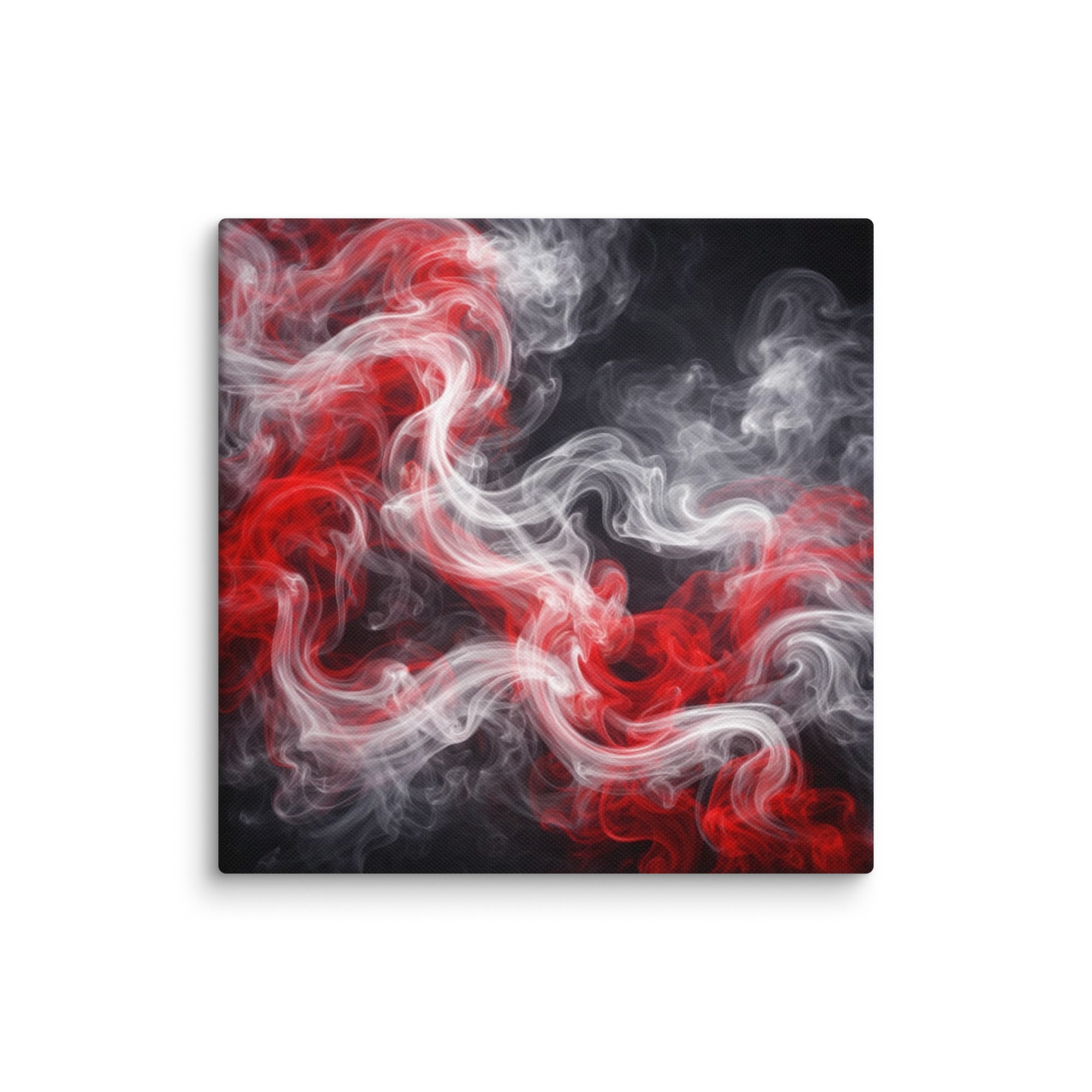 Charged canvas print product view in 14 x 14 inch universal size
