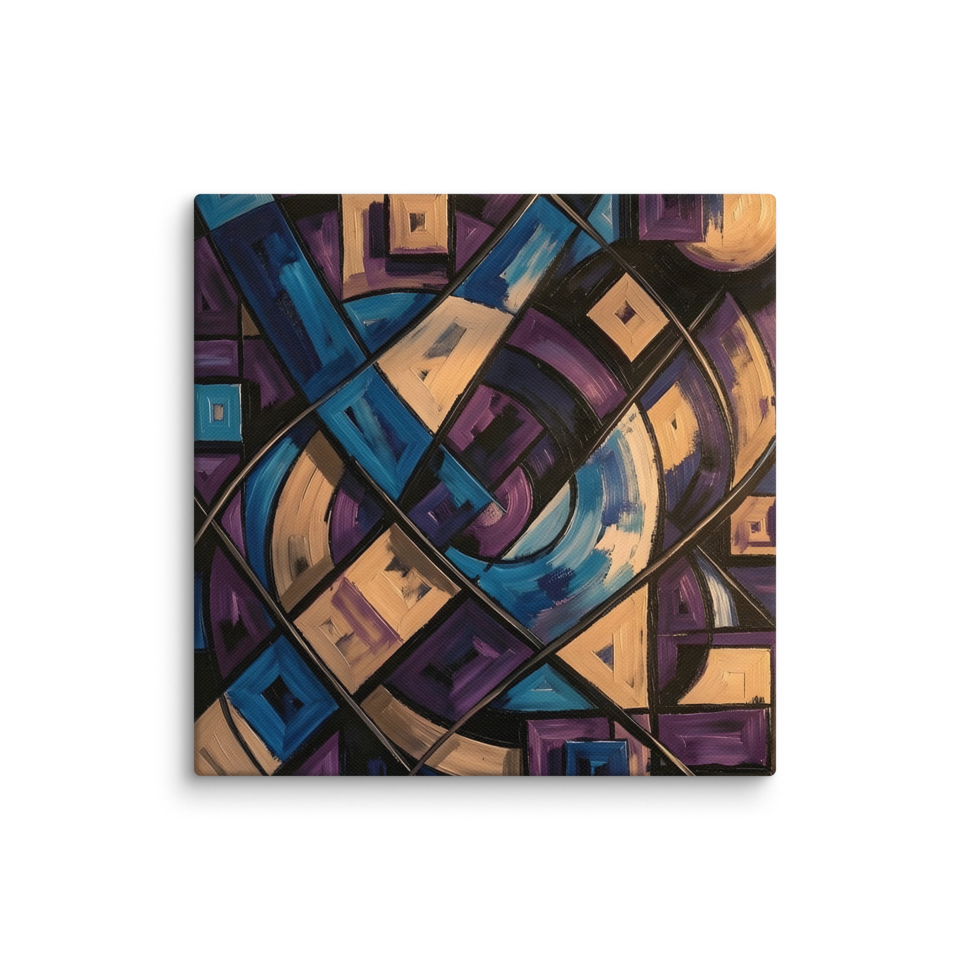 Relic canvas print, wall display view in 14 x 14 inch universal size