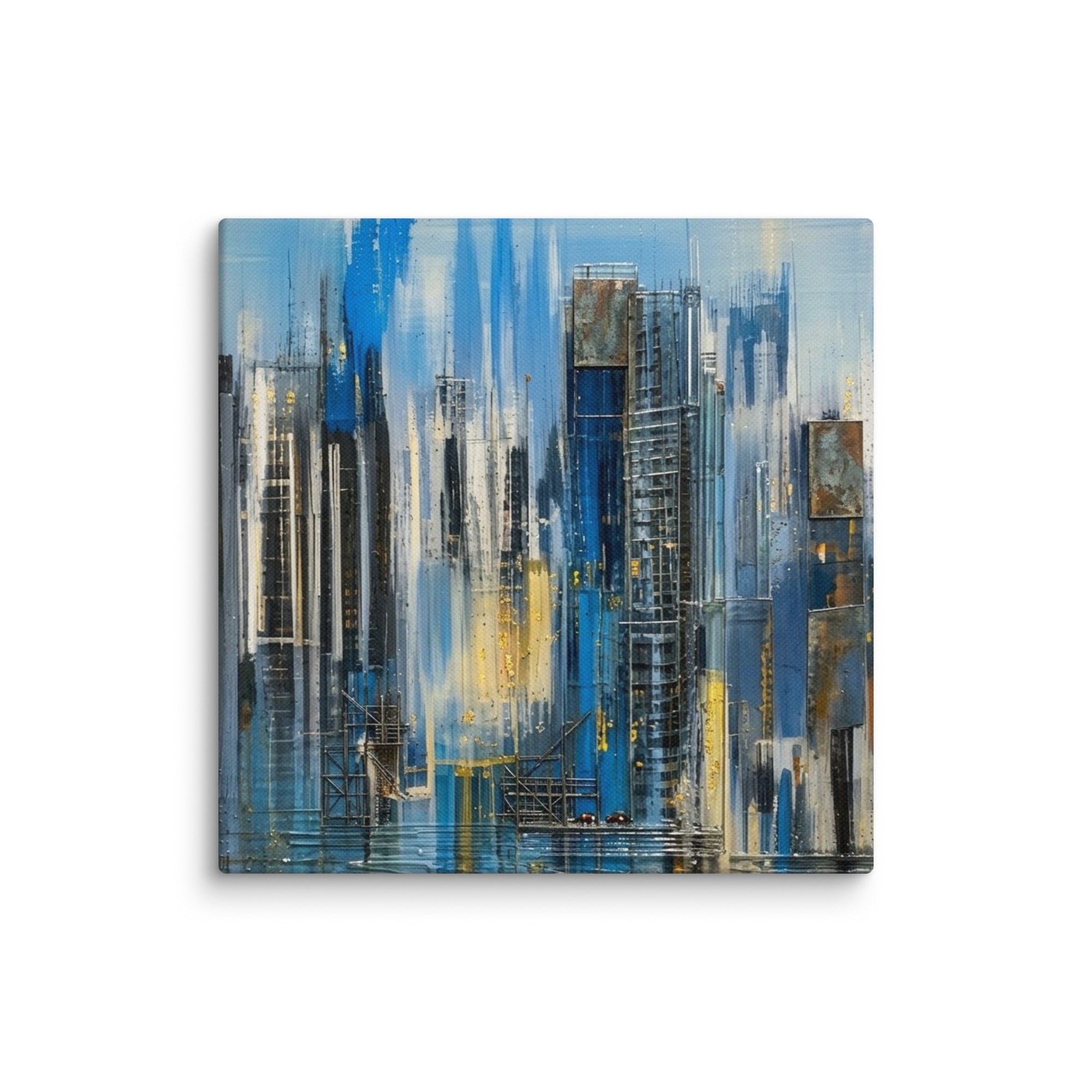 Facade wall art product image as a canvas print in 12 x 16 inch universal size