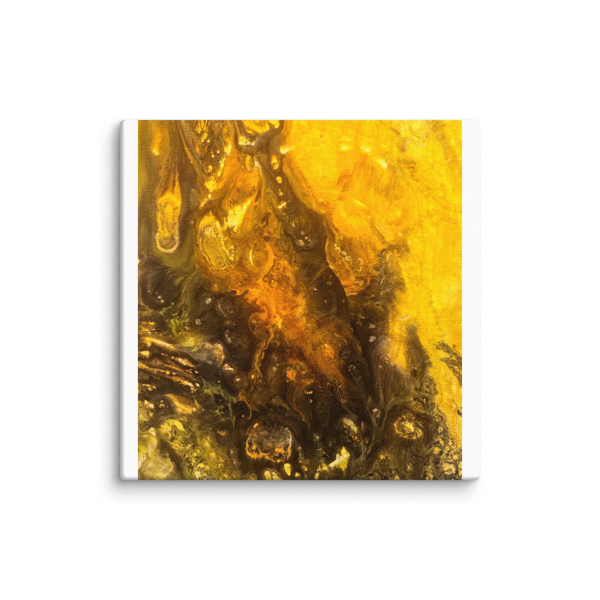 Flame canvas print product view in 12 x 24 inch universal size