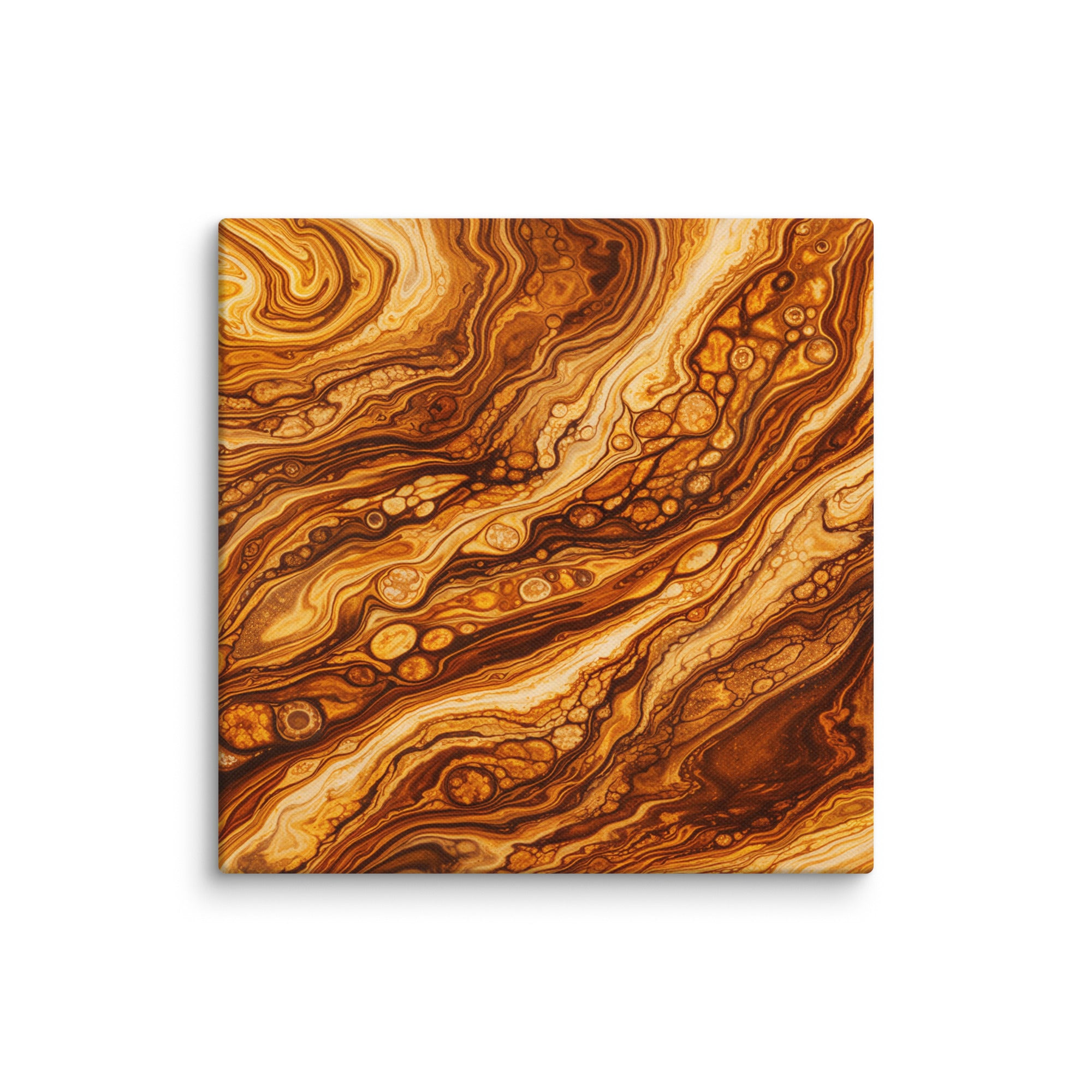 Molten Cells canvas print product view in 12 x 24 inch universal size