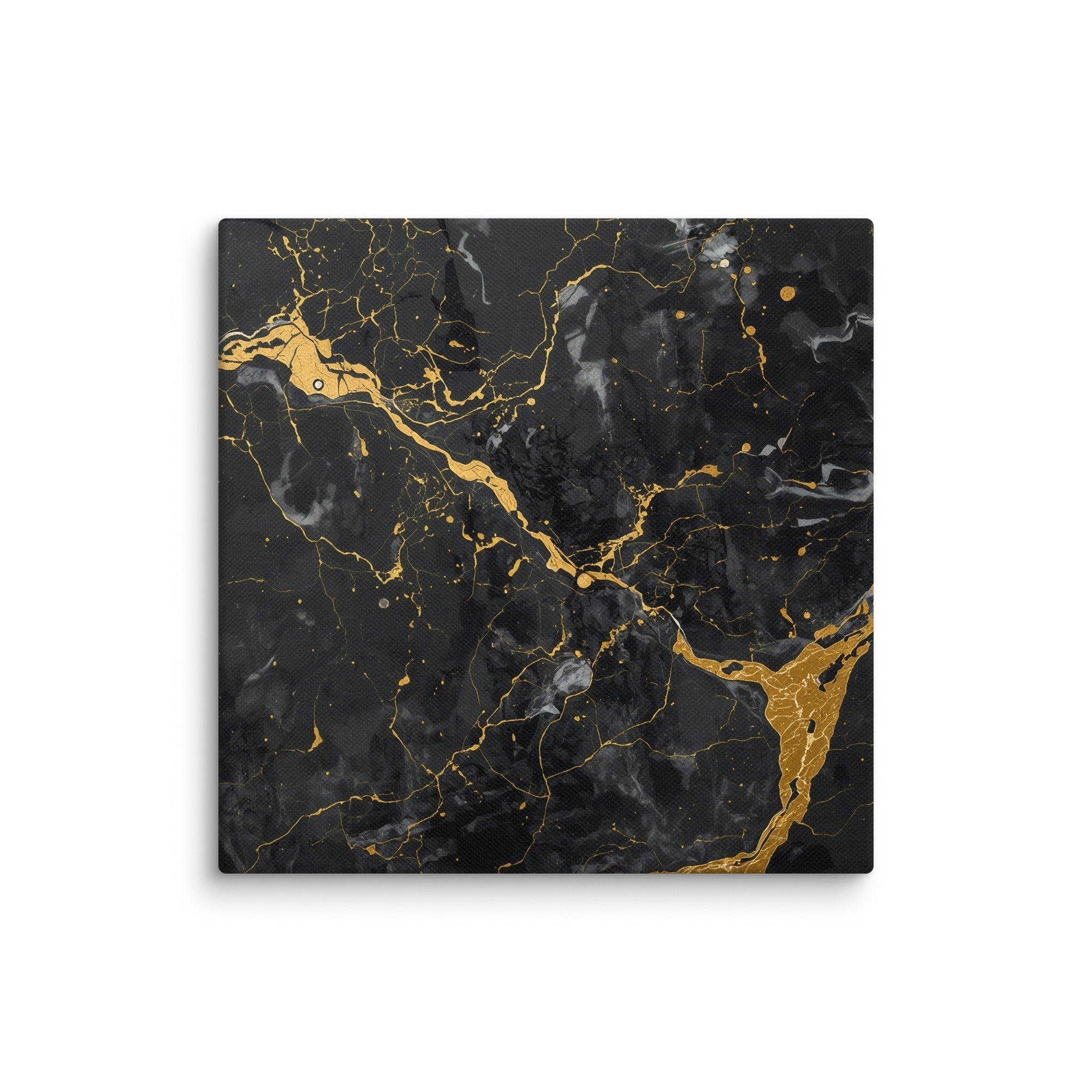 Midas canvas print, wall display view in 12 x 12 inch universal size