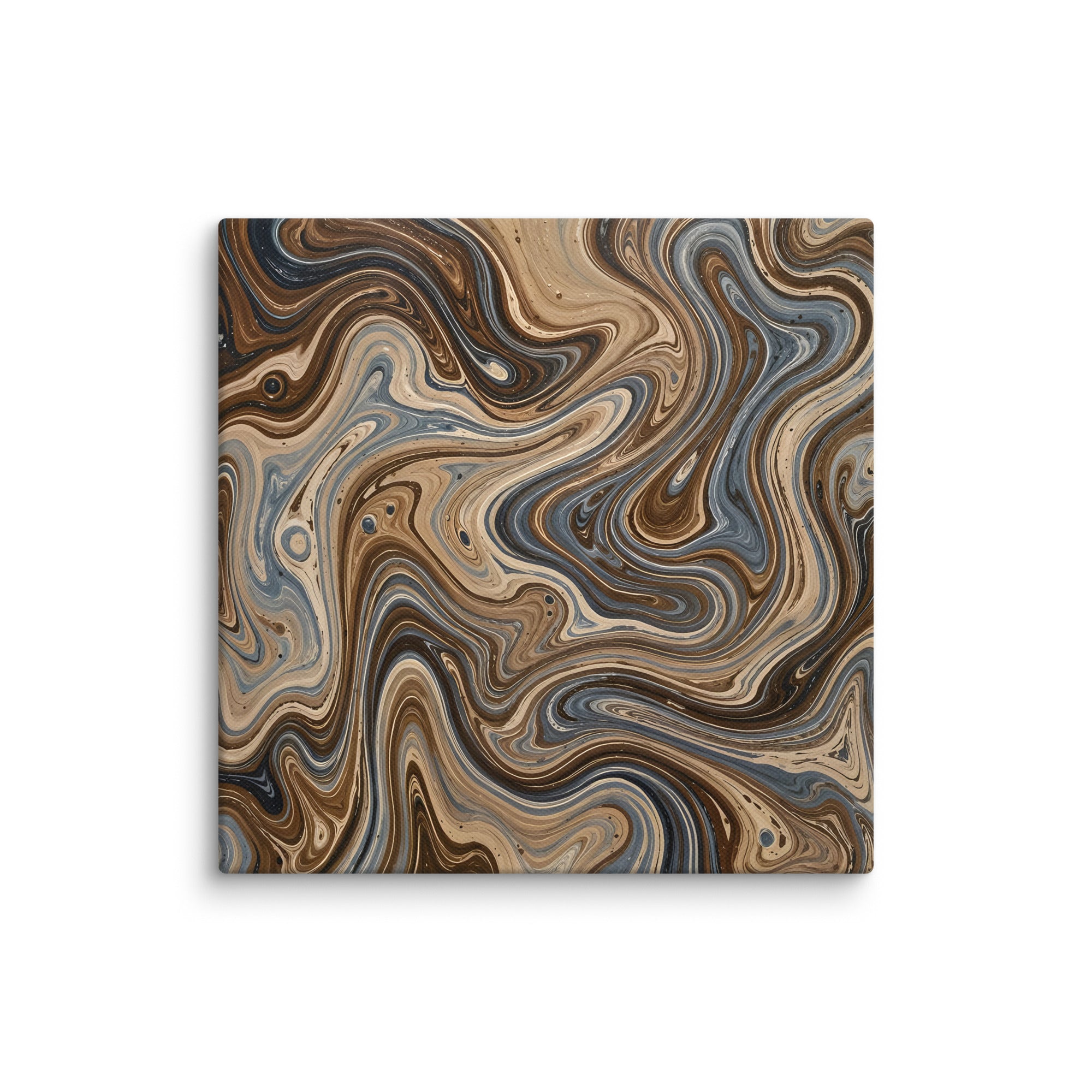 Café Mocha canvas print product mockup in 12 x 18 inch universal size