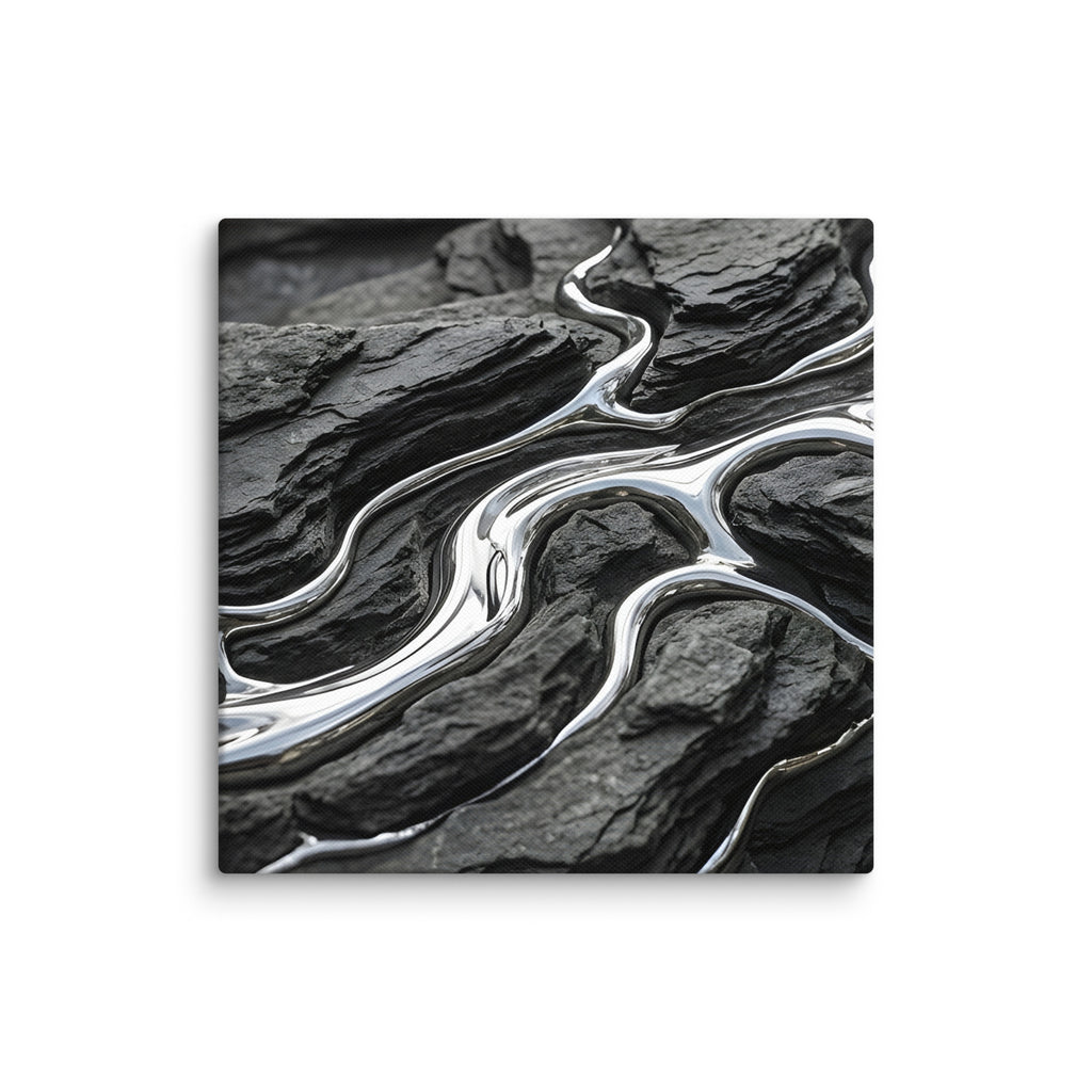 Basalt canvas print wall display image in 12 x 16 inch universal size