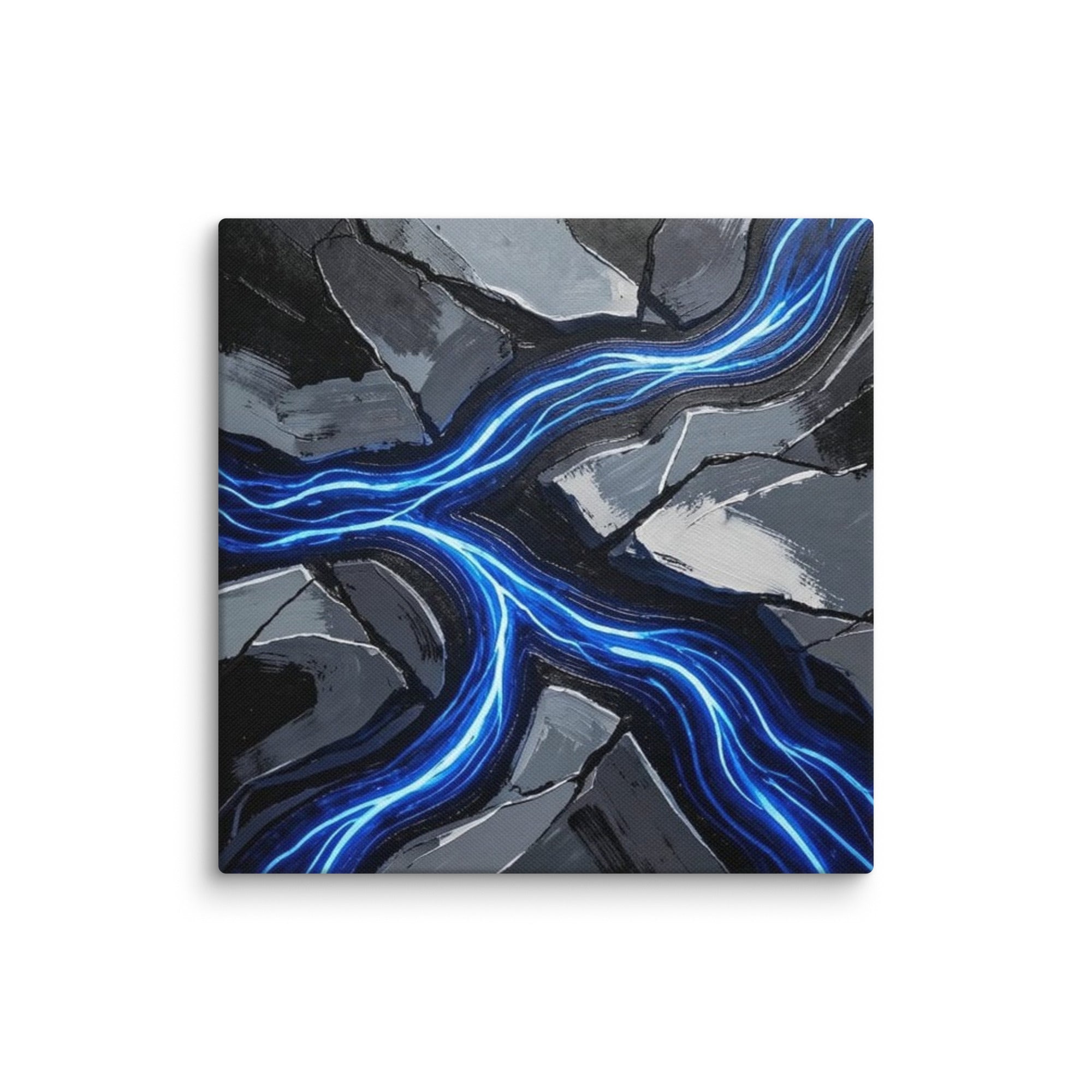 Viscous canvas print with product details shown in 14 x 14 inch universal size