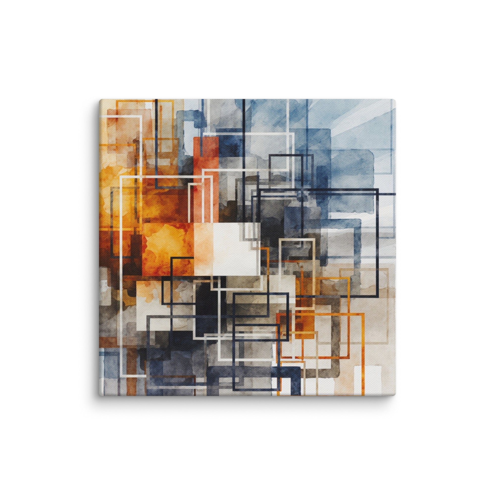 Tessera canvas print with product details shown in 11 x 14 inch universal size