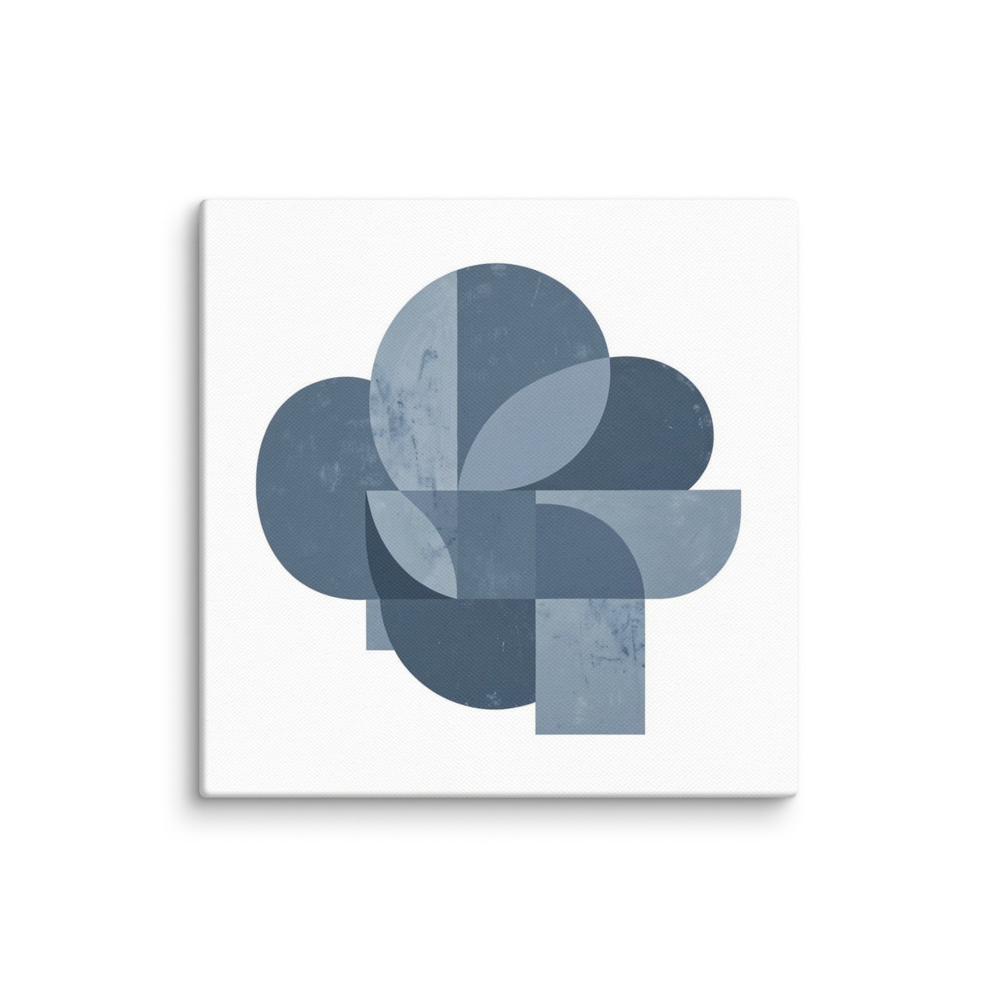 Slate I canvas print shown in wall display view in 6 x 6 inch universal size