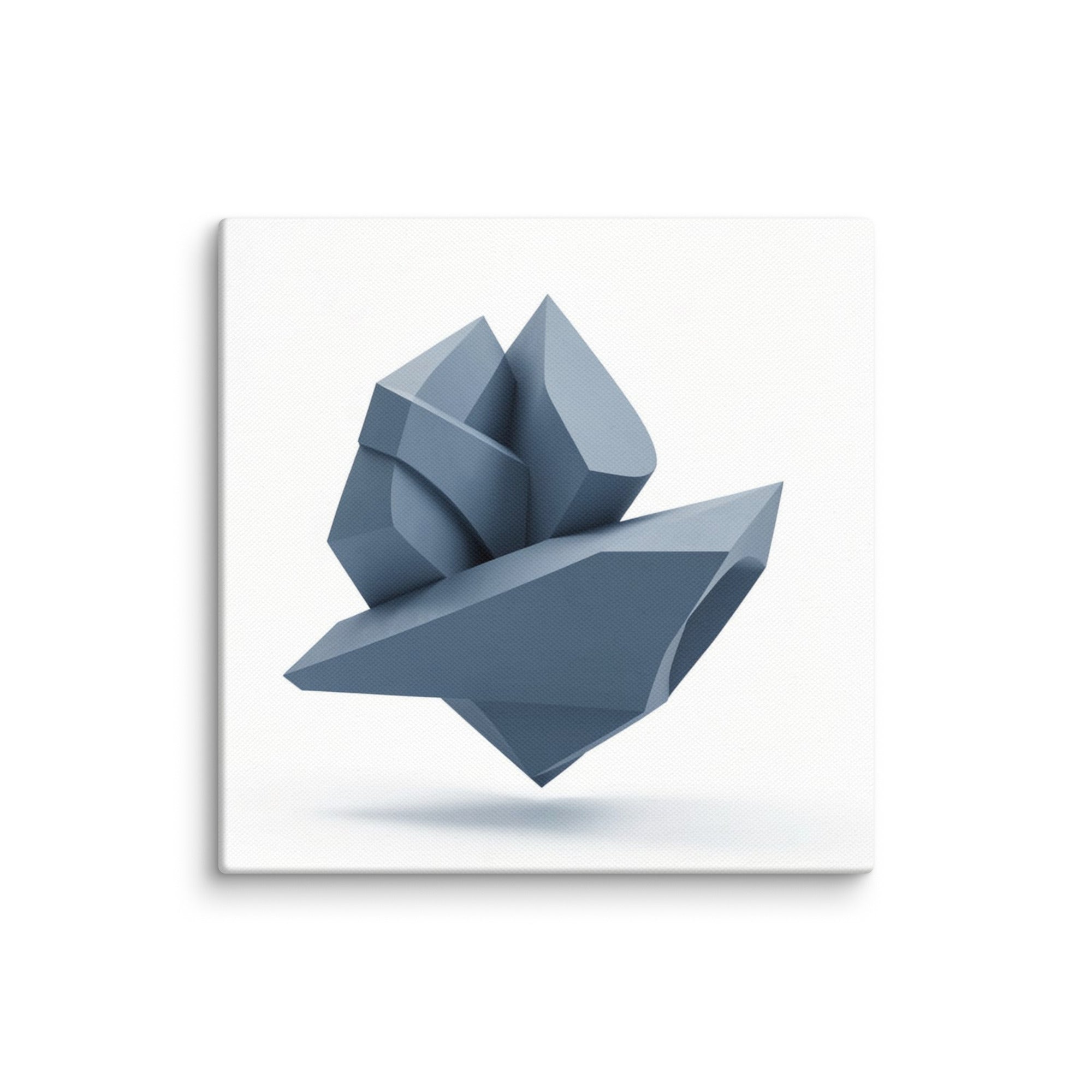 Slate II canvas print shown in wall display view in 6 x 6 inch universal size