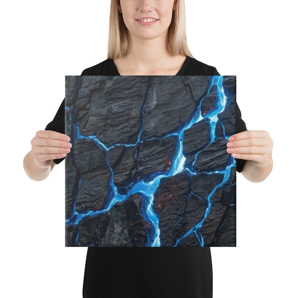 Effusions canvas print with product details shown in 12 x 36 inch large size