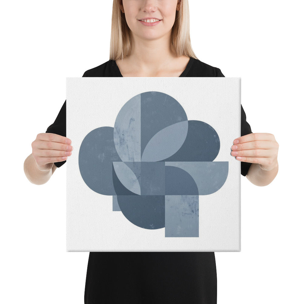 Slate I canvas print product view in 16 x 16 inch universal size