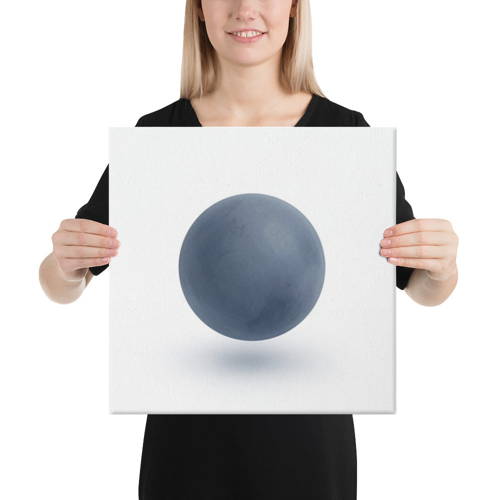 Slate VII canvas print product view in 16 x 16 inch universal size