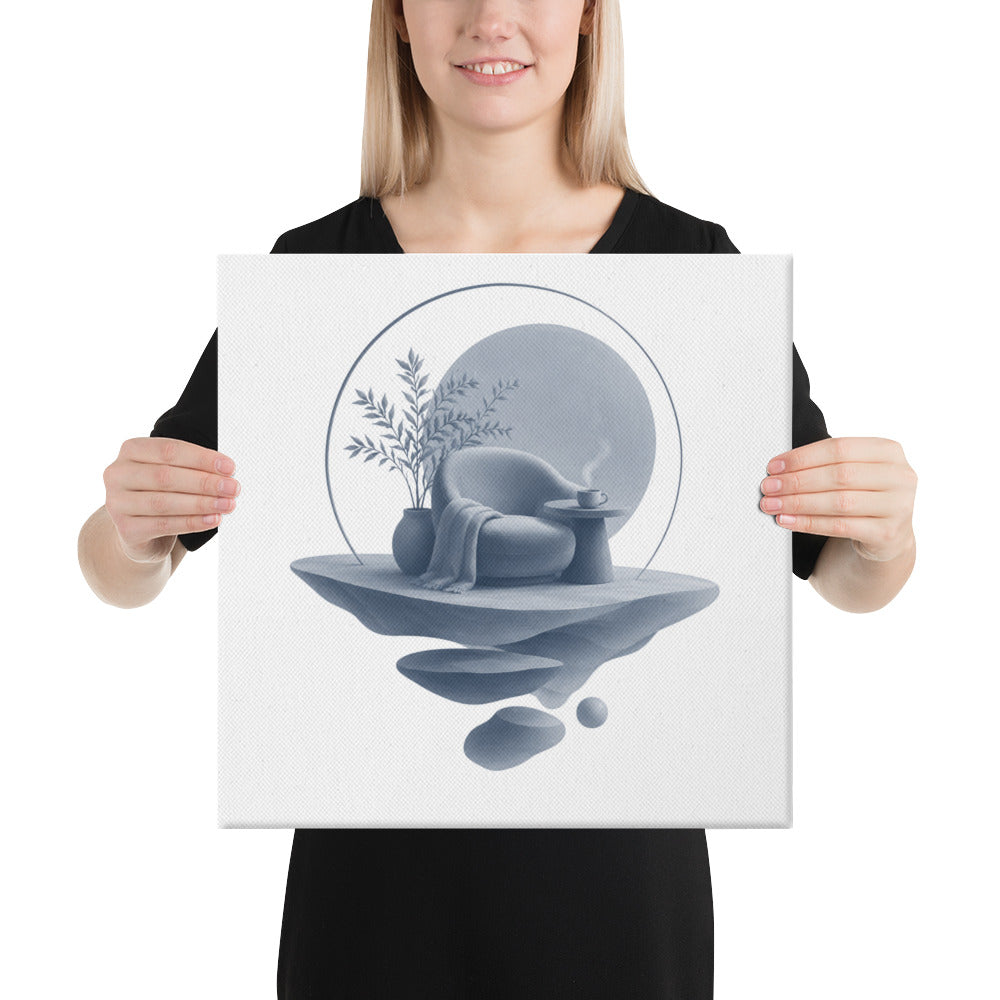 Slate XIV canvas print product view