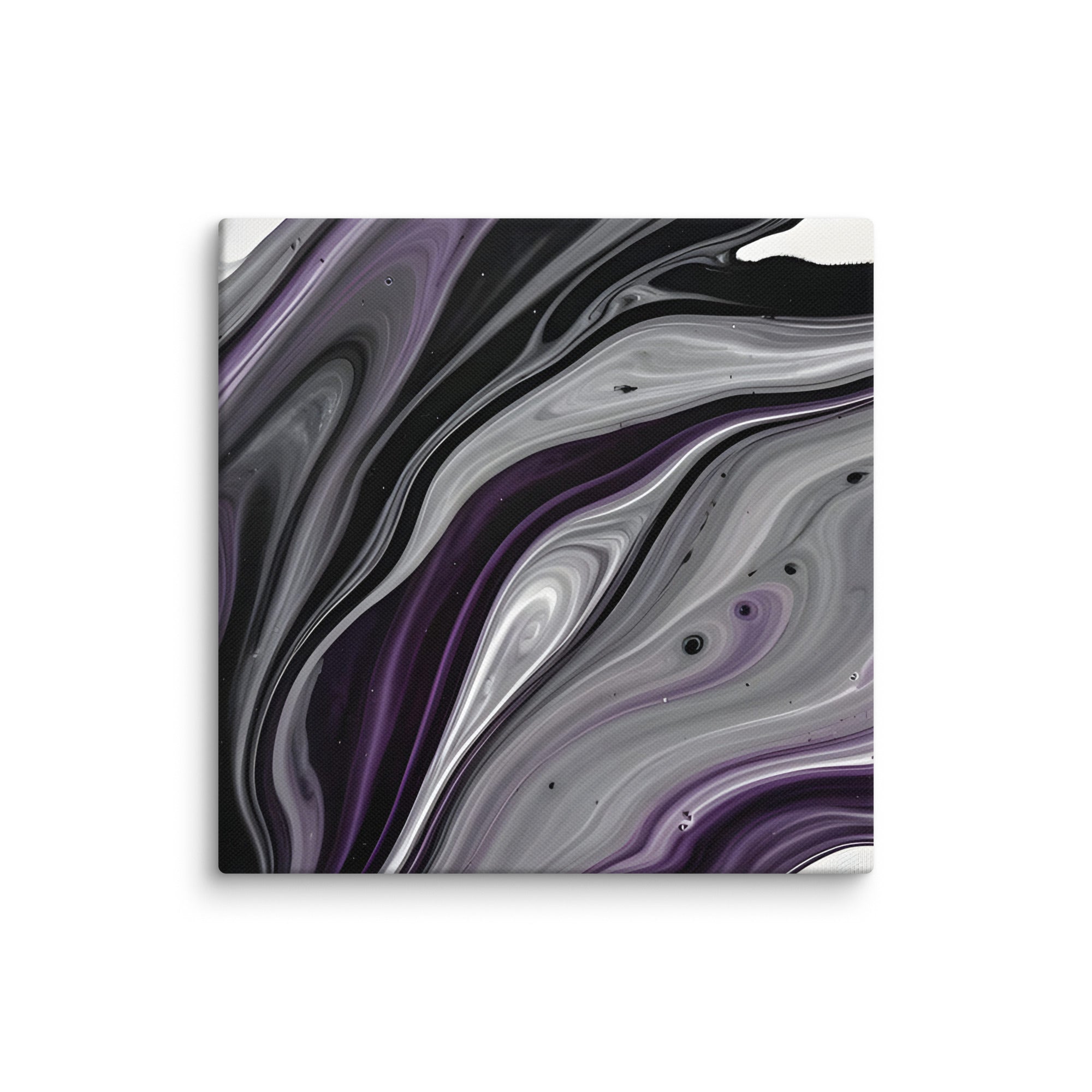Amethyst Flow canvas print front-facing product image in 36 x 36 inch statement piece