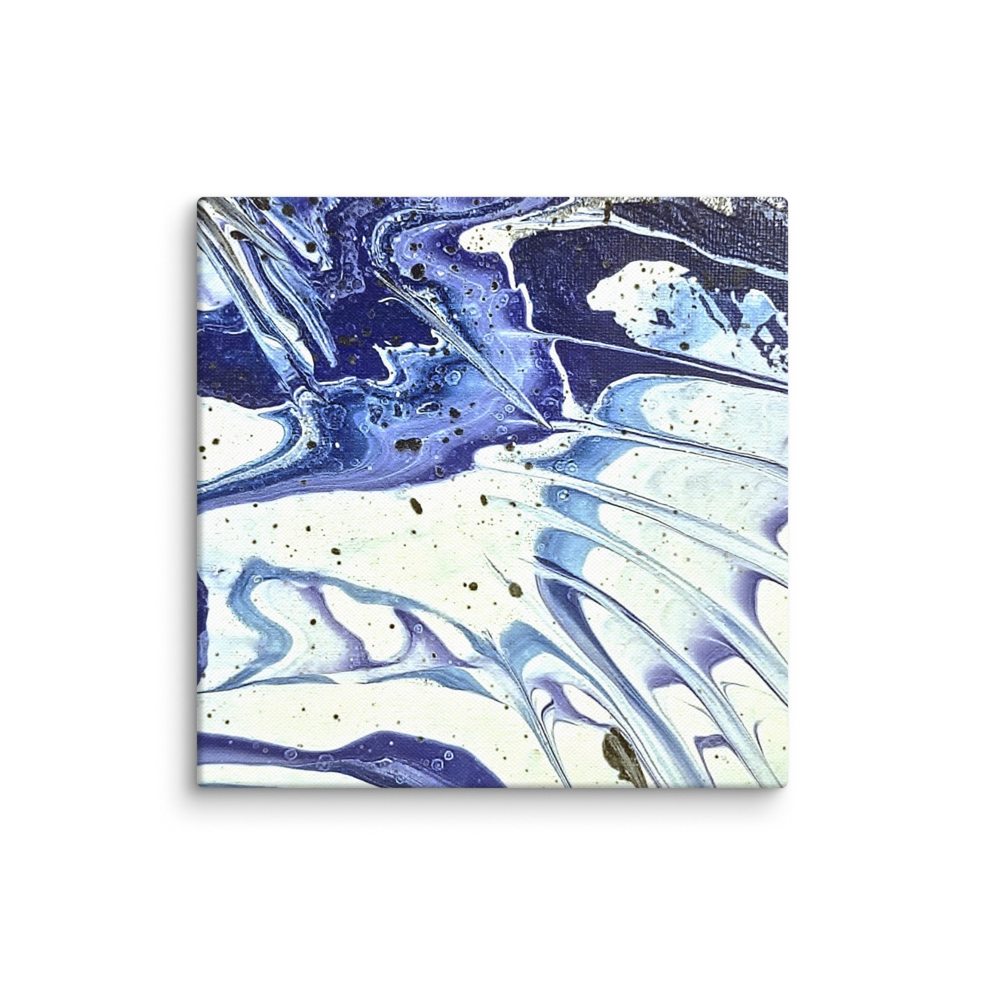 Cobalt canvas print front-facing product image in 36 x 36 inch statement piece